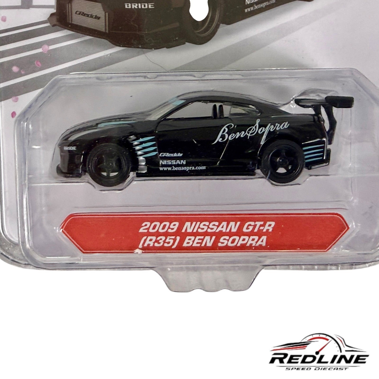 🎌Jada JDM Tuners 2009 Nissan GT-R (R35) Ben Sopra Blue Die-Cast 1:64 H26🎌