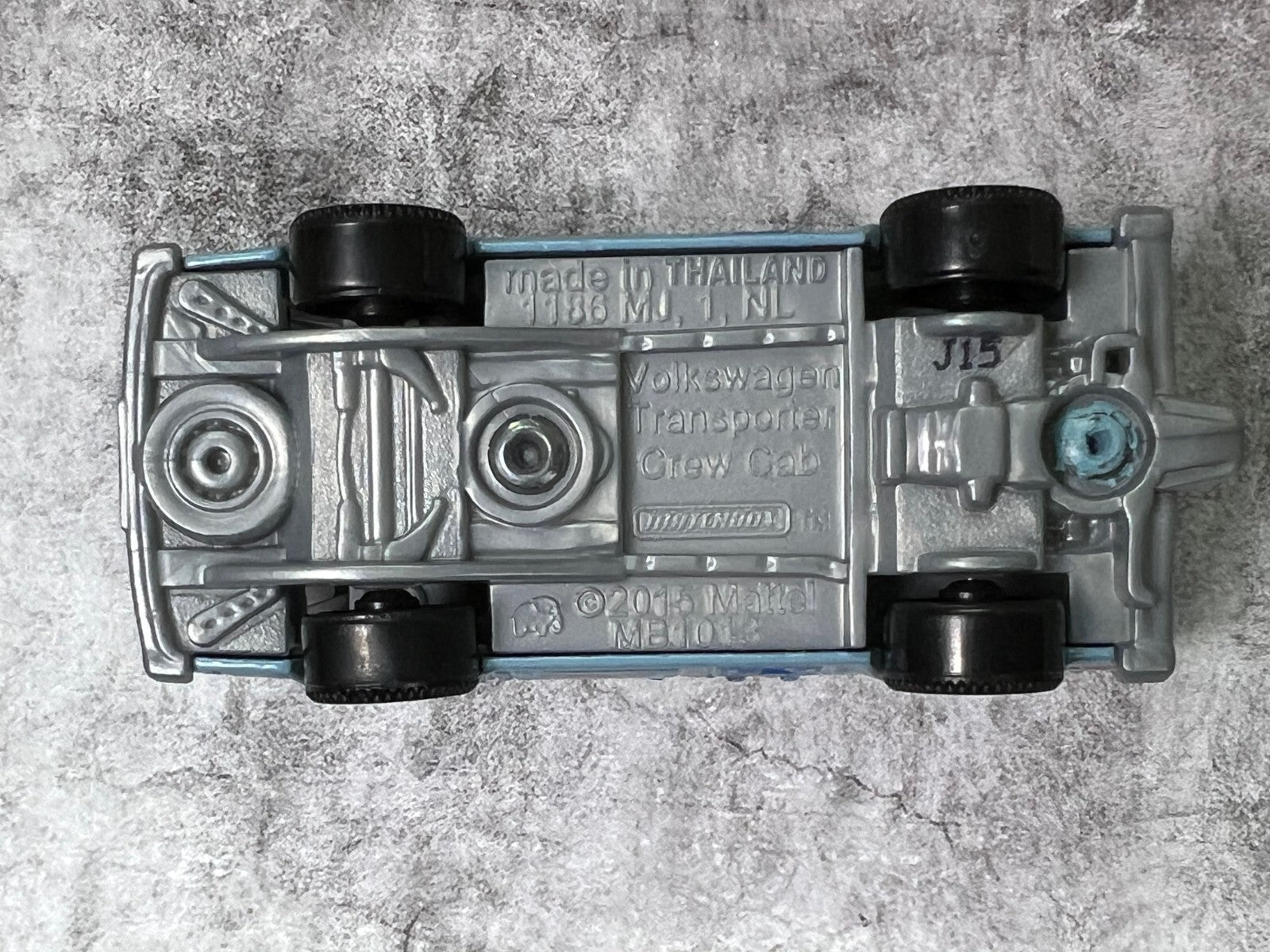 🔥Matchbox Volkswagen Transporter Crew Cab Pickup Truck Blue Bike Tours C16🔥