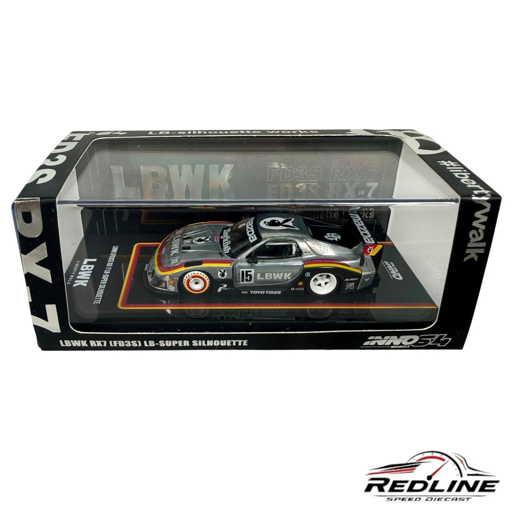 🎌🎌Inno64 Mazda RX7 (FD3S) LBWK LB-SUPER SILHOUETTE CHASE H3🎌🎌