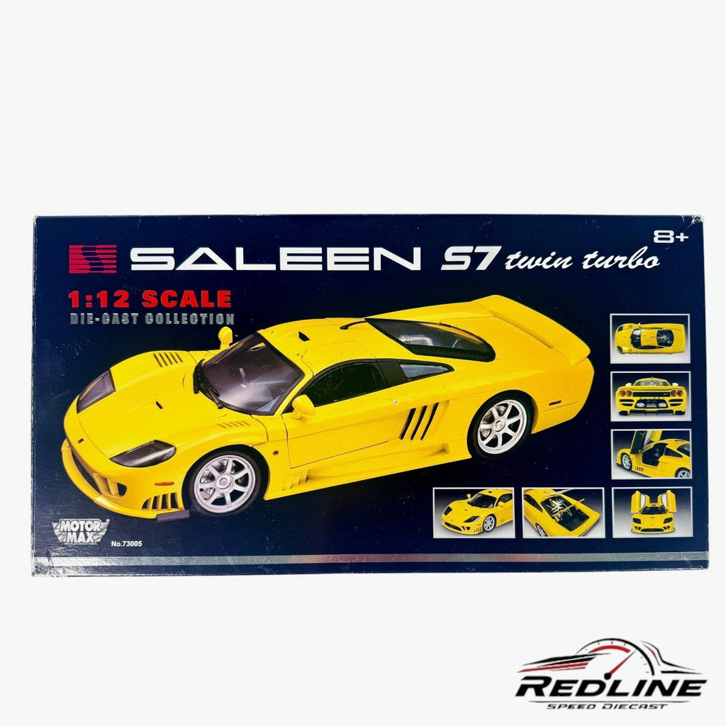 🐎🐎Motor Max Saleen S7 Twin Turbo Yellow 1:12 Scale C3🐎🐎