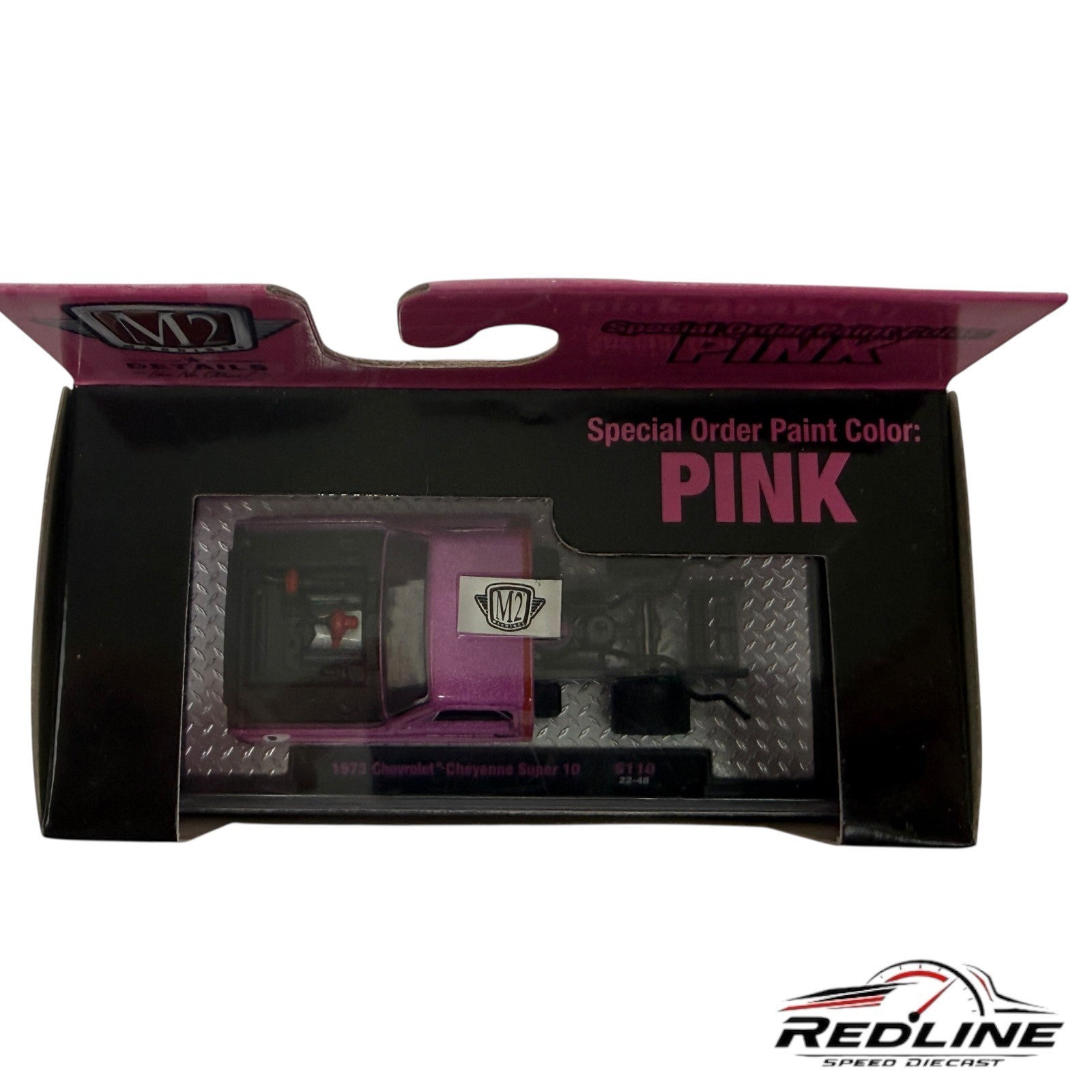 🇺🇸M2 Special Order Paint Pink 1973 Chevrolet Cheyenne Super 10 H36🇺🇸