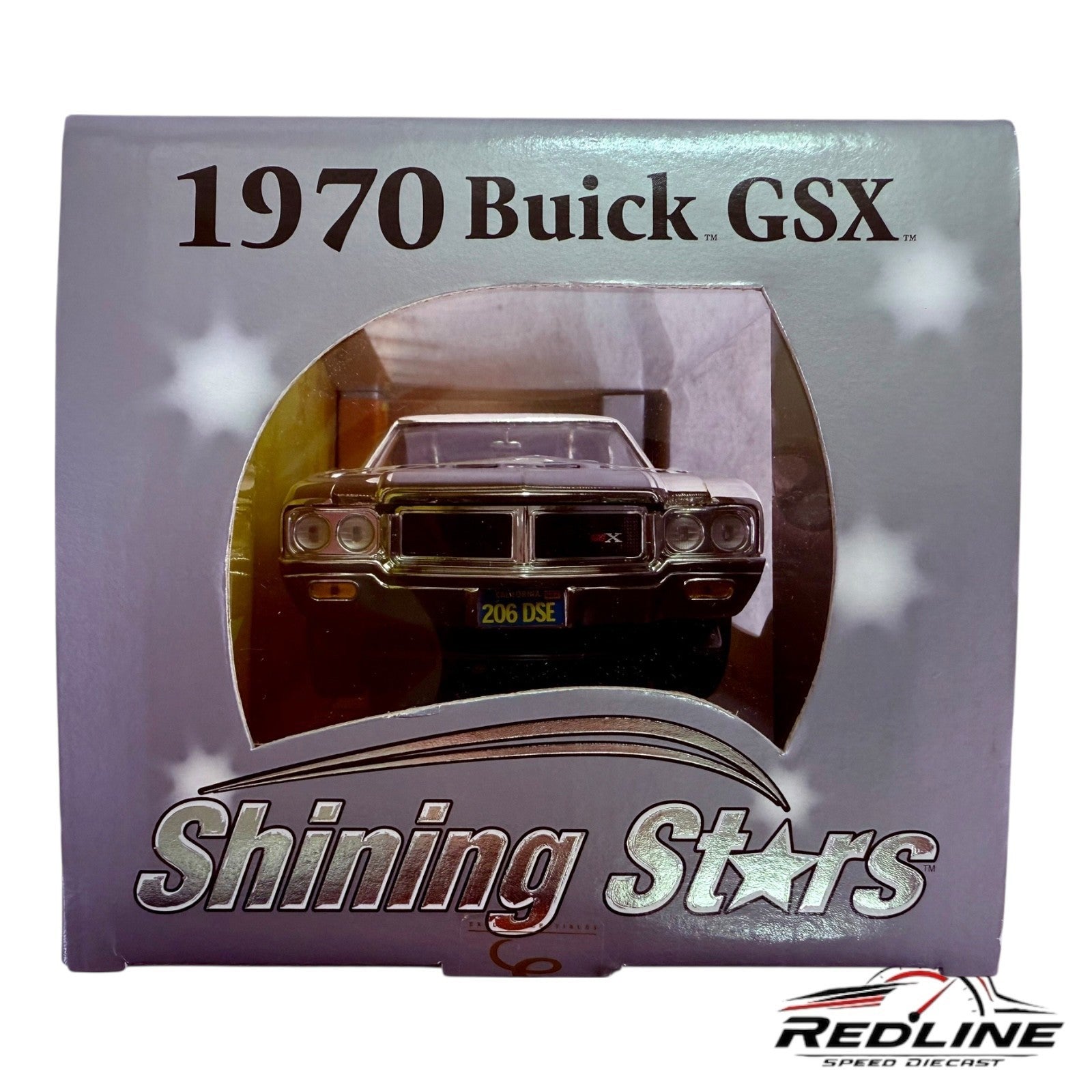🇺🇸🇺🇸 Ertl American Muscle Shining Stars1970 Buick GSX CHROME 1:18 TV🇺🇸🇺🇸