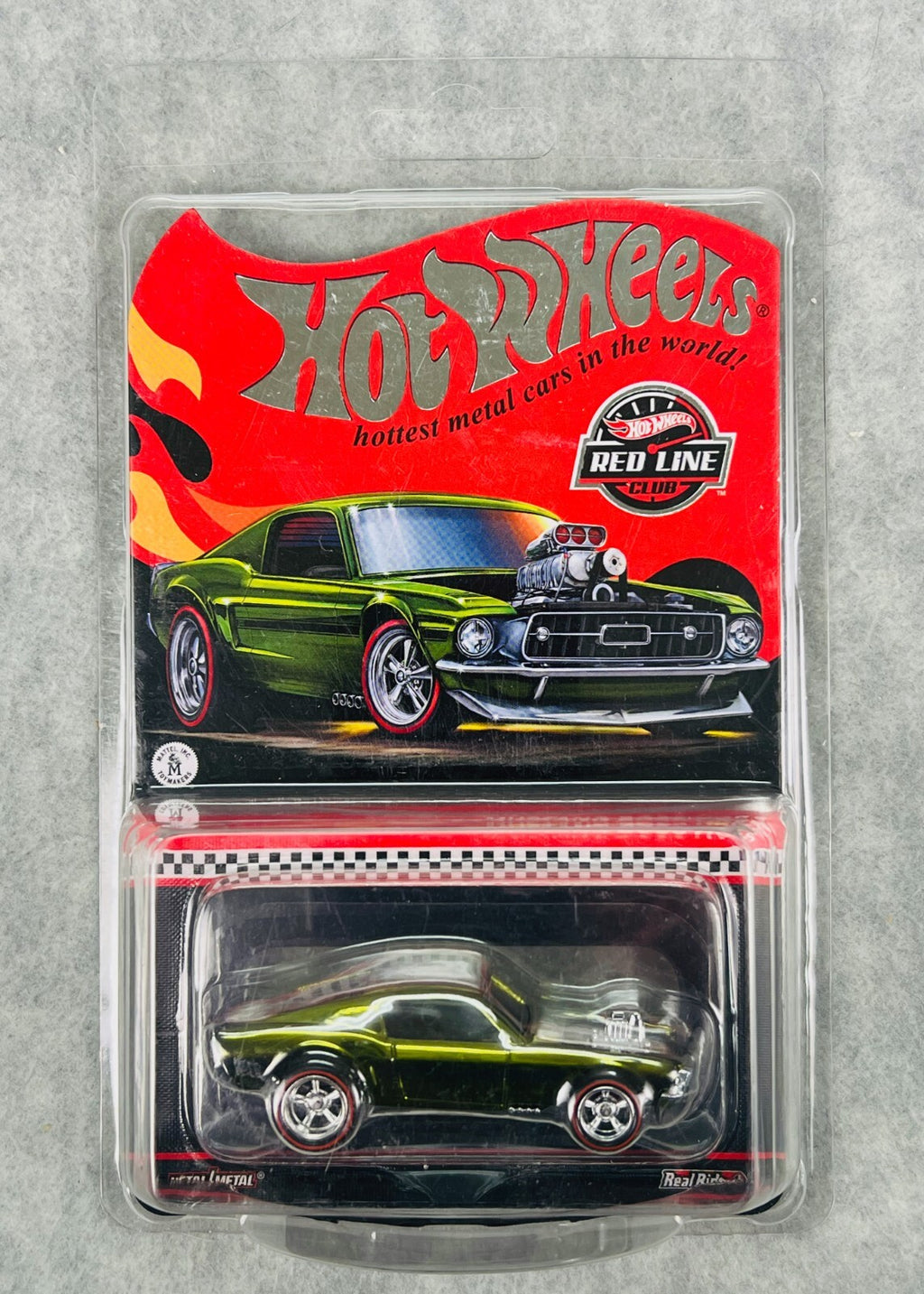 🔥🔥🔥🔥HW Hot Wheels RLC Mustang Boss Hoss Green Real Riders H14🔥🔥🔥🔥
