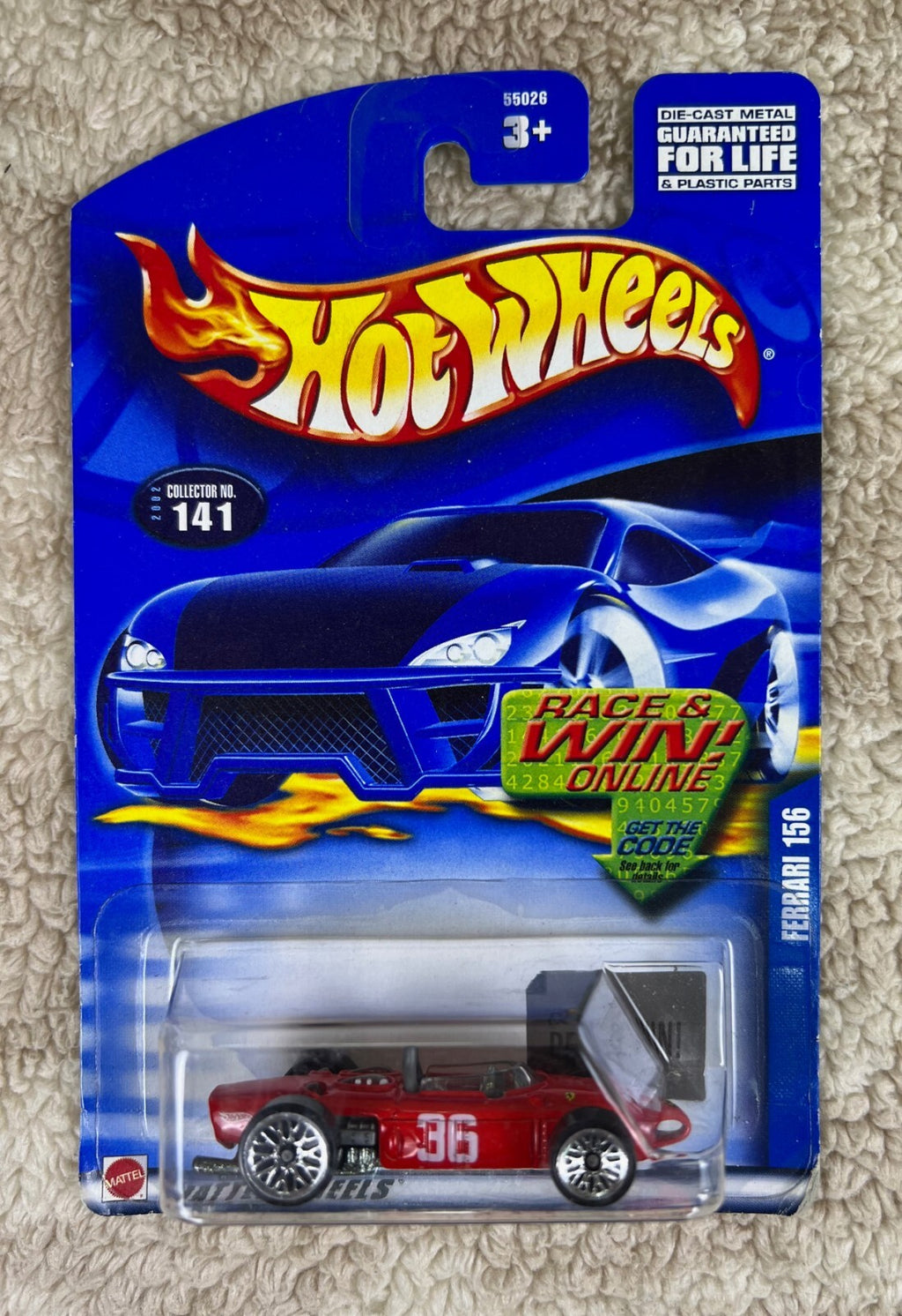 🇮🇹🇮🇹🇮🇹🇮🇹🇮🇹2001 Hot Wheels FERRARI 156 Red HW06🇮🇹🇮🇹🇮🇹🇮🇹🇮🇹