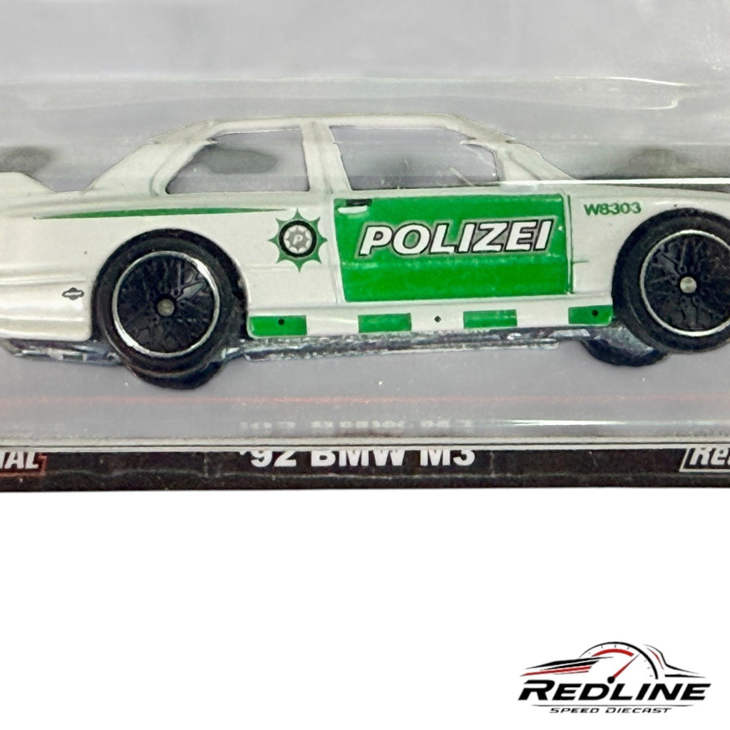 🇩🇪Hot Wheels  2016 Car Culture Euro Style 3/5 92 BMW M3 White Polizei  H13🇩🇪