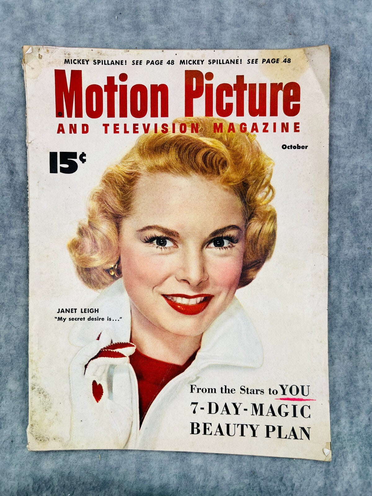 🎬🎬 Motion Picture and Television Magazine October 1953Janet Leigh🎬🎬
