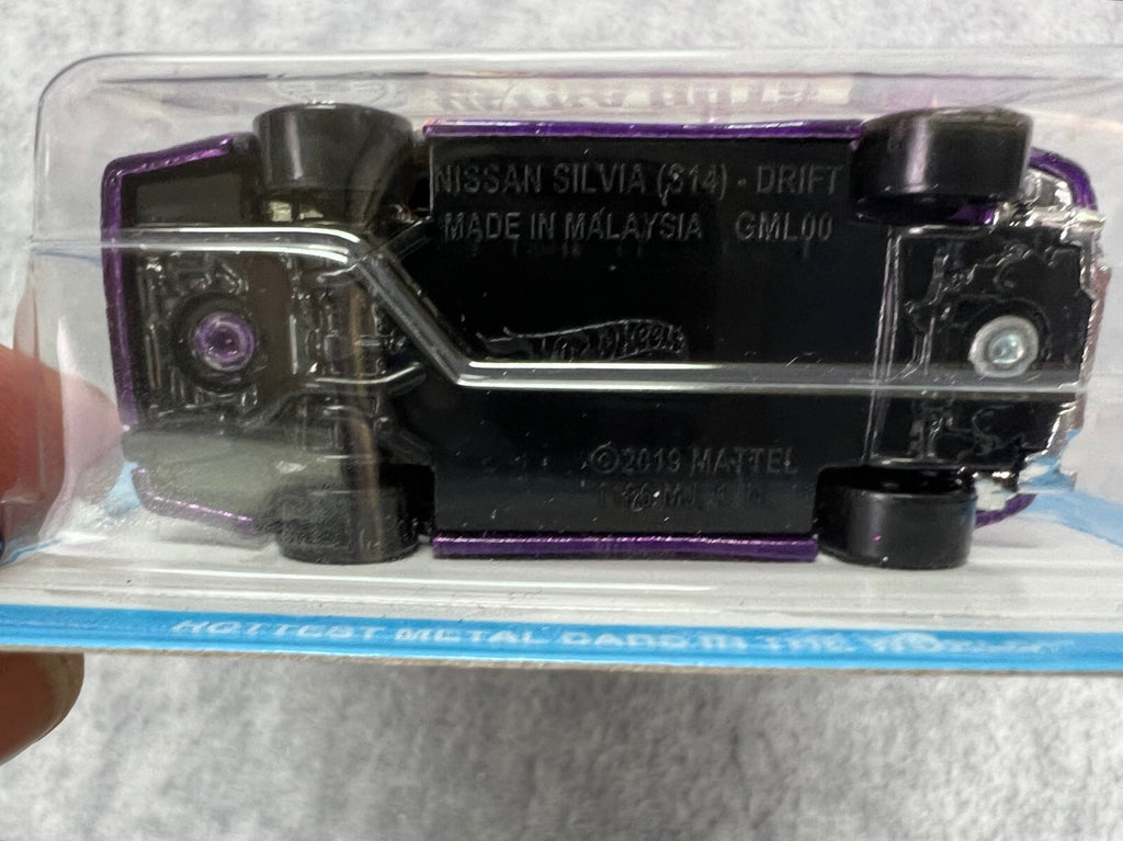 🎌🎌🎌 Hot Wheels Ultra Hots Nissan Silvia (s14) Drift Purple H25🎌🎌🎌