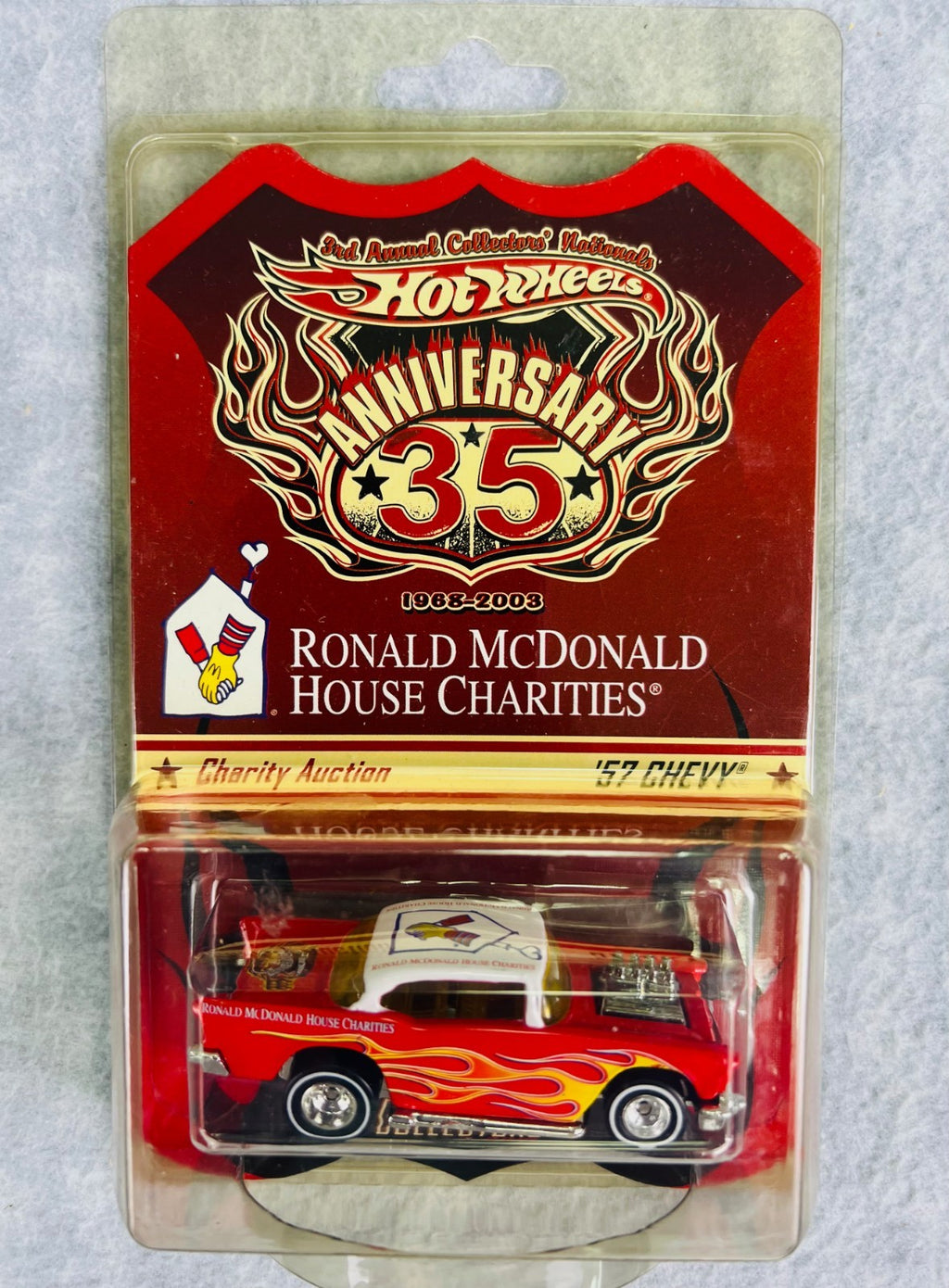 🔥Hot Wheels 3rd Annual Collectors Nationals Ronald McDonald House ‘57 Chevy H29