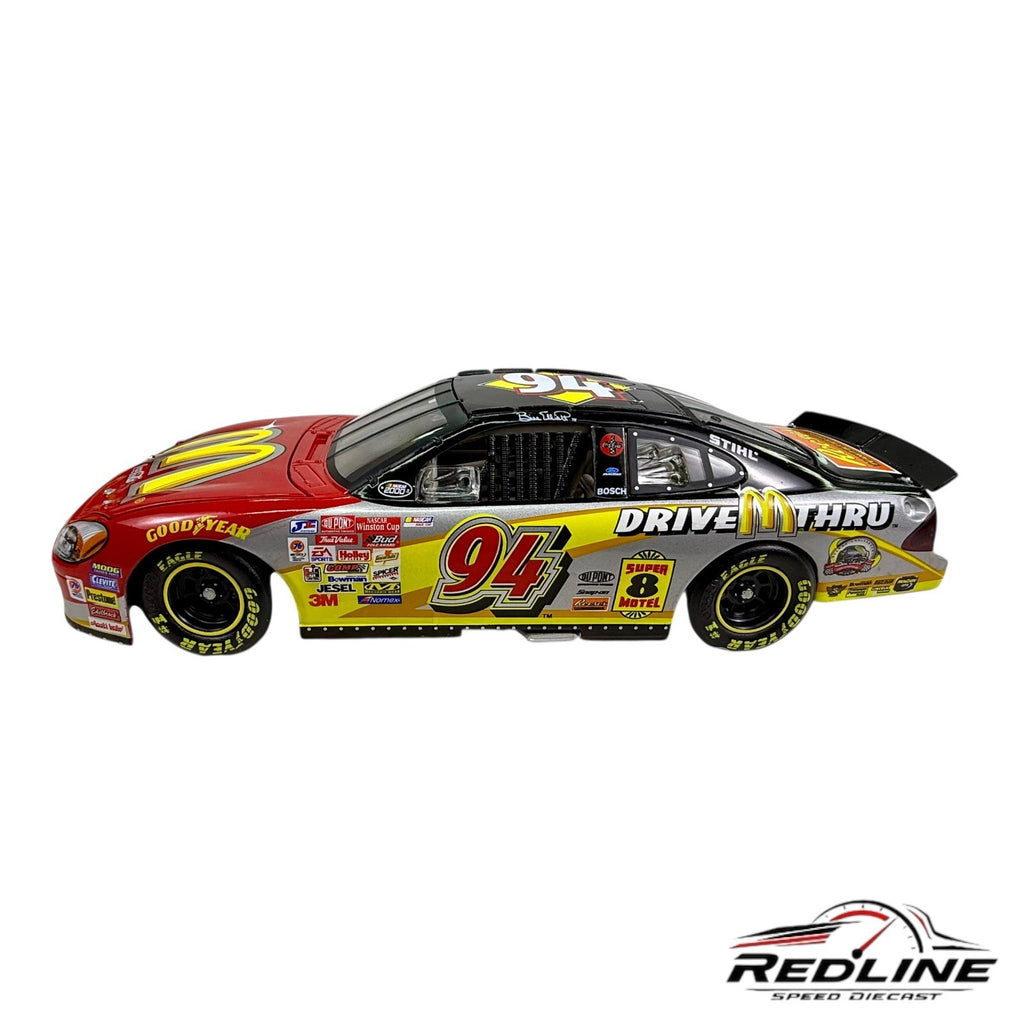 🏁Action Nascar Bill Elliott McDonalds 25th Anniversary #94 Ford Taurus 1:24 B1