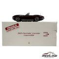 🇺🇸Danbury Mint 1965 Chevrolet Corvette Convertible Milano Maroon 1:24 C2🇺🇸