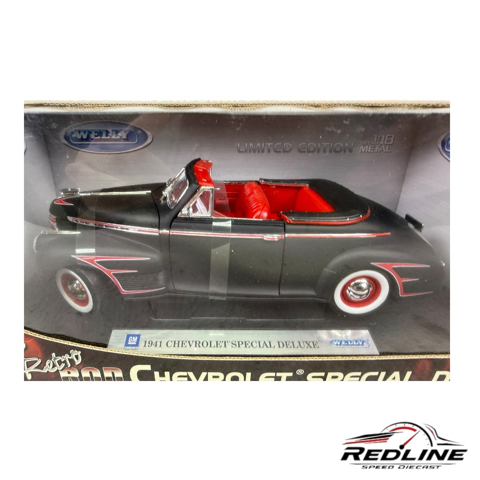 🇺🇸Welly Retro Rod 1941 Chevy Special Deluxe Limited Edition 1:18 LN🇺🇸