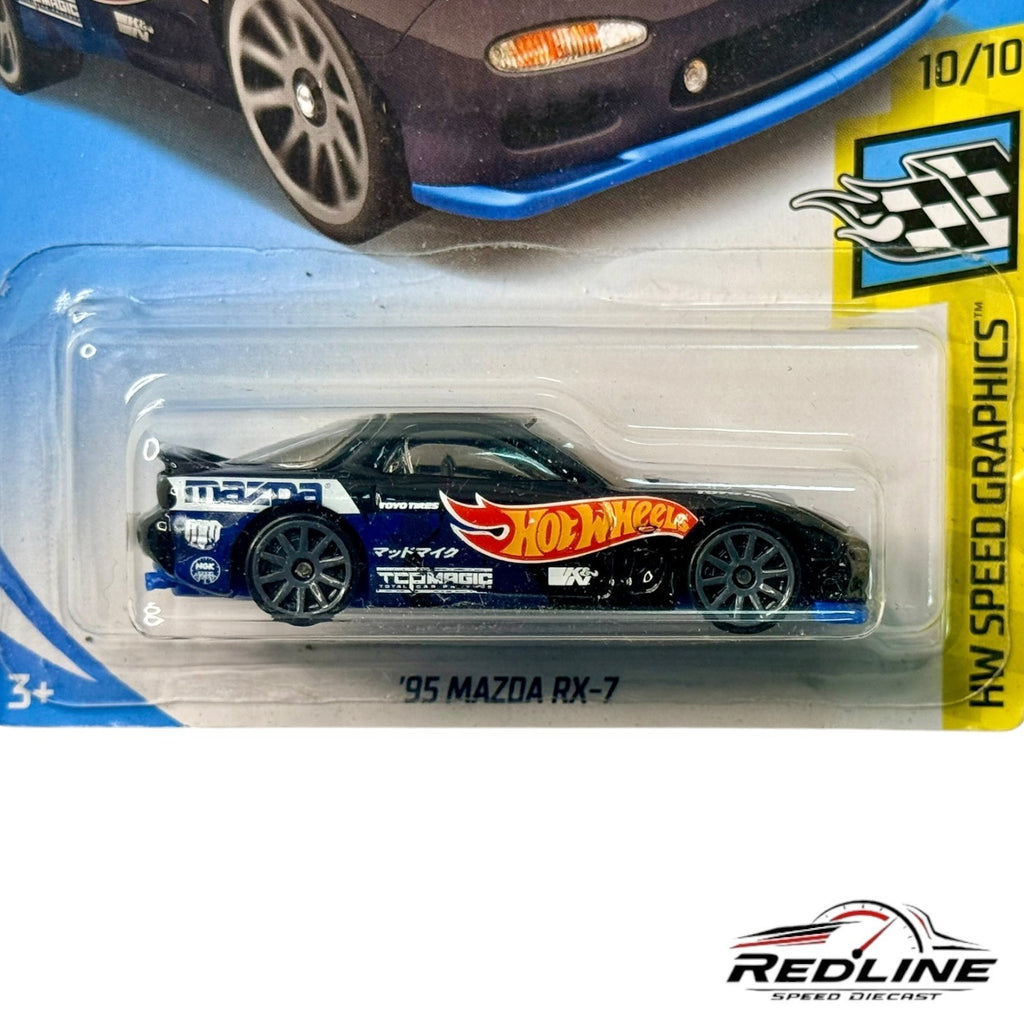 🎌🎌Hot Wheels HW Speed Graphics 10/10 '95 Mazda RX-7 H35🎌🎌