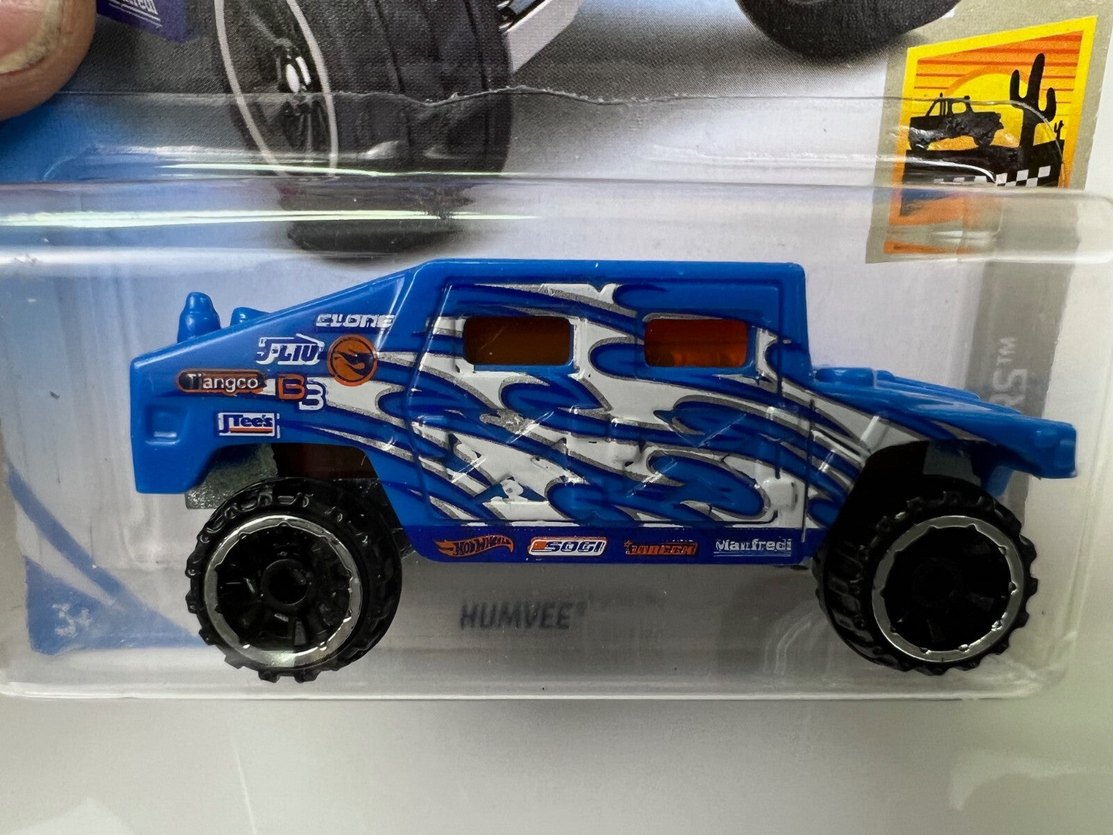 🇺🇸🇺🇸🇺🇸Hotwheels Treasure Hunt Humvee Blue Baja Blazers HW06🇺🇸🇺🇸🇺🇸