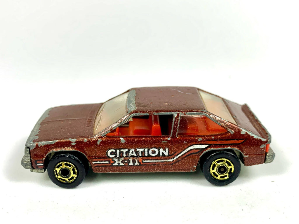 🔥🔥1980 Hot Wheels The Hot Ones Chevrolet Citation X-11 - Metallic Brown🔥🔥