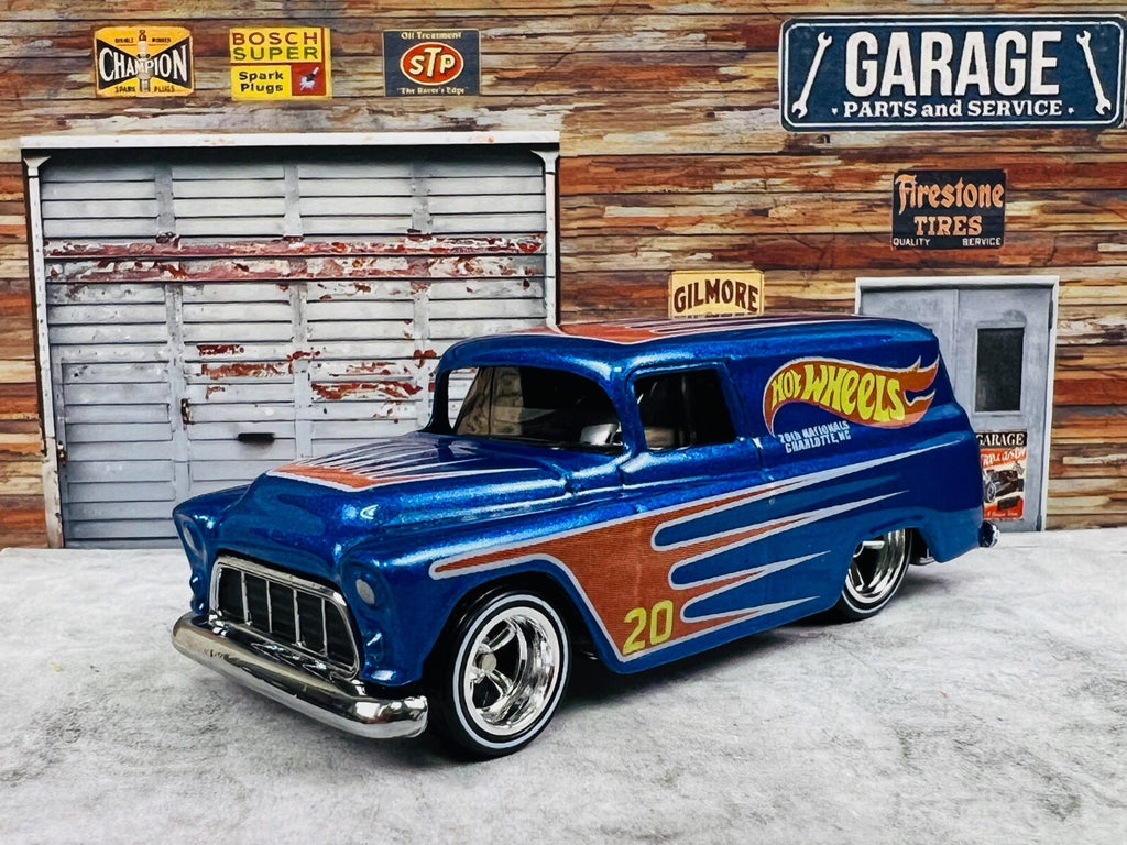 🔥Hot Wheels 20th Nationals Collectors Children’s Miracle Network 55 Chevy Panel