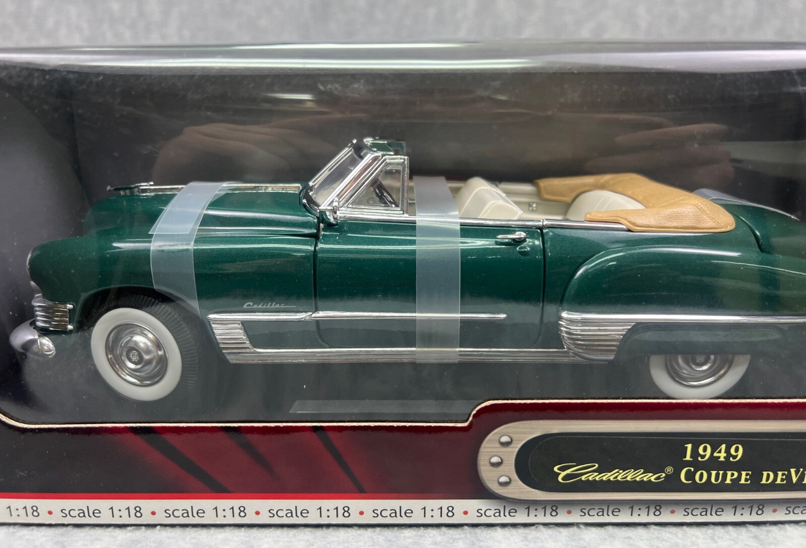 🇺🇸🇺🇸Road Signature 1949 Cadillac Coupe Deville Green 1:18 Scale🇺🇸🇺🇸