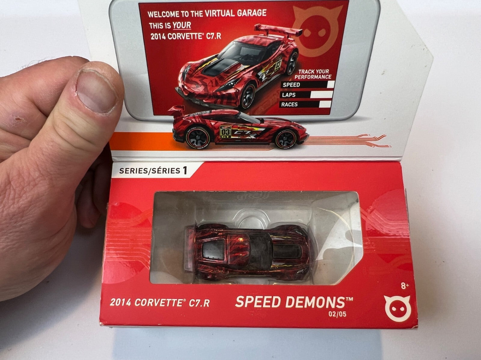 🔥🔥 Hot Wheels 2019 id Speed Demons Red 2014 Chevy Corvette C7.R HW20🔥🔥