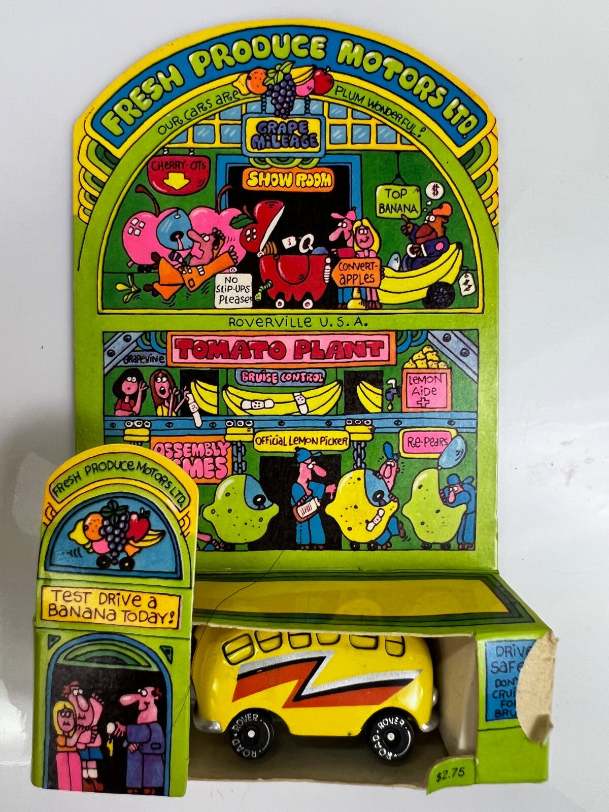 🍌🍌🍌Hallmark Road Rovers Banana Flash In Original Box 1983 HW07🍌🍌🍌