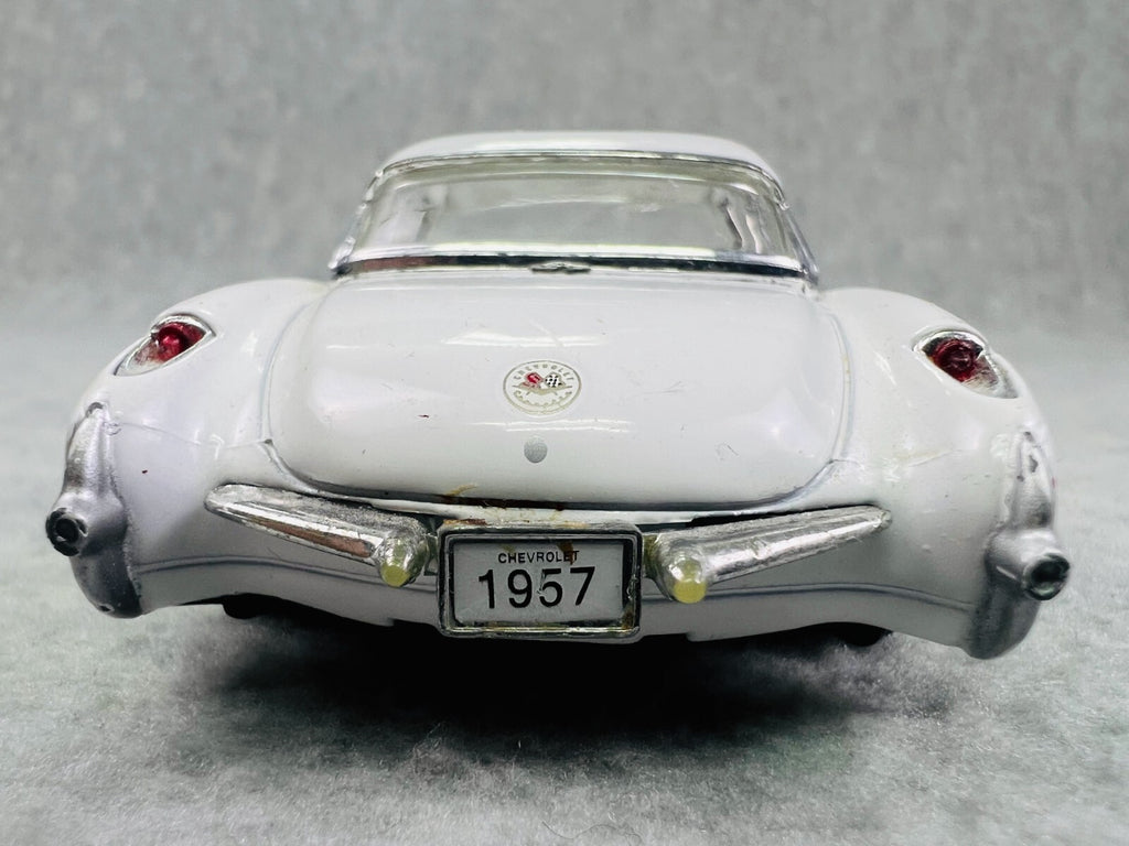🇺🇸Kinsmart 1957 Chevrolet Corvette 1:34 Scale Diecast Model White 5"🇺🇸