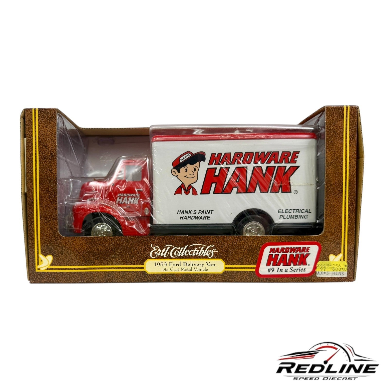 🔥Ertl Collectibles 1953 Ford Delivery Van: Hardware Hank 1:30 C2🔥