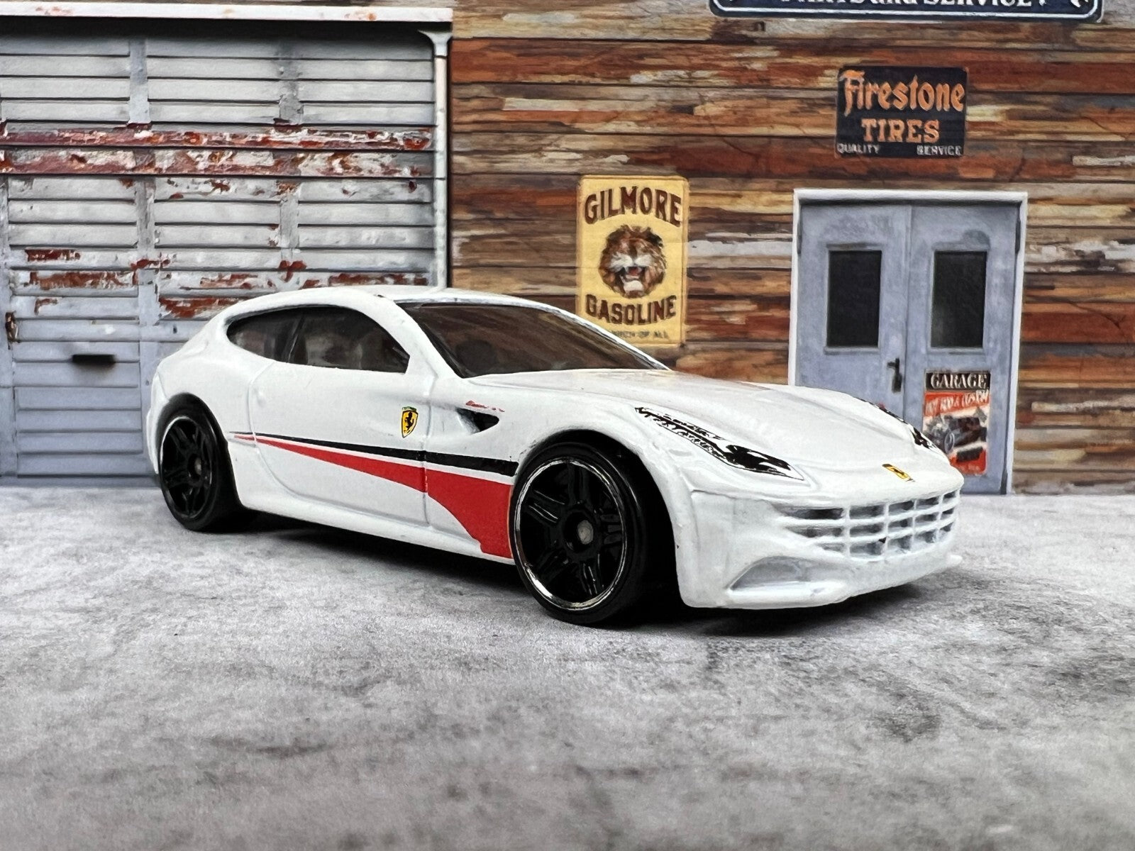 🇮🇹🇮🇹🇮🇹Hot Wheels Fleet White Ferrari FF Loose C1 🇮🇹🇮🇹🇮🇹