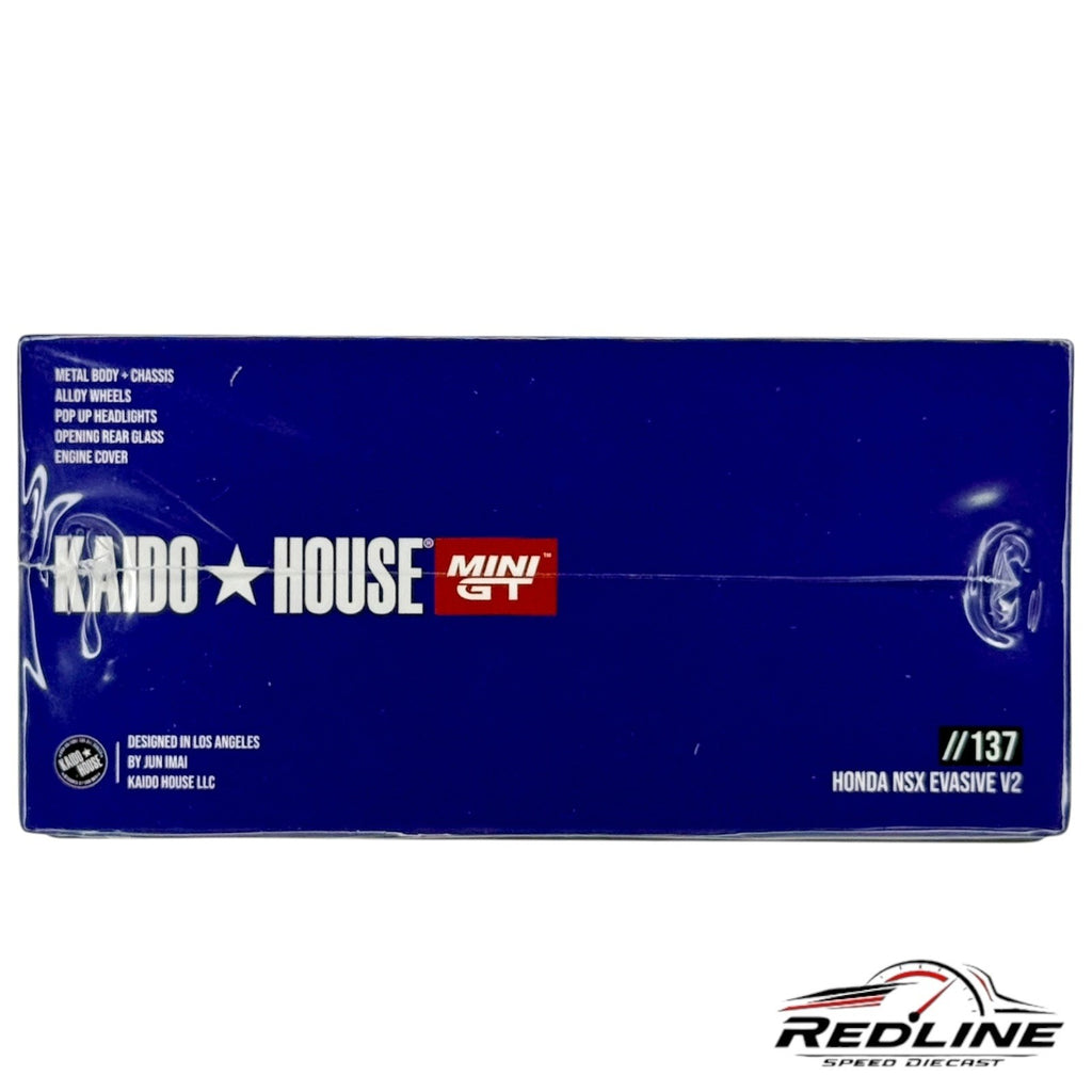🎌🎌 Kaido House Blue HONDA NSX VTEC Evasive V2 SEALED 1:64 H3🎌🎌