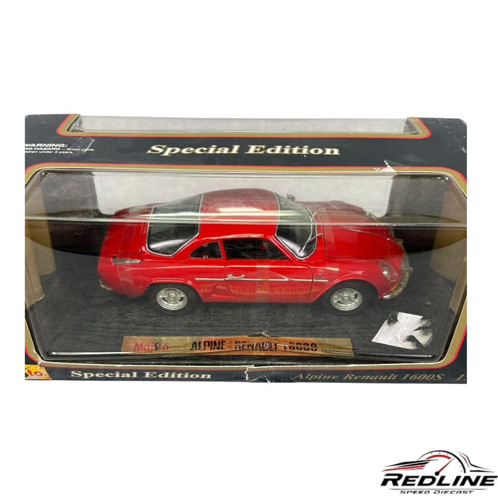 🇫🇷🇫🇷🇫🇷Maisto 1971 ALPINE RENAULT 1600S Red 1:18🇫🇷🇫🇷🇫🇷