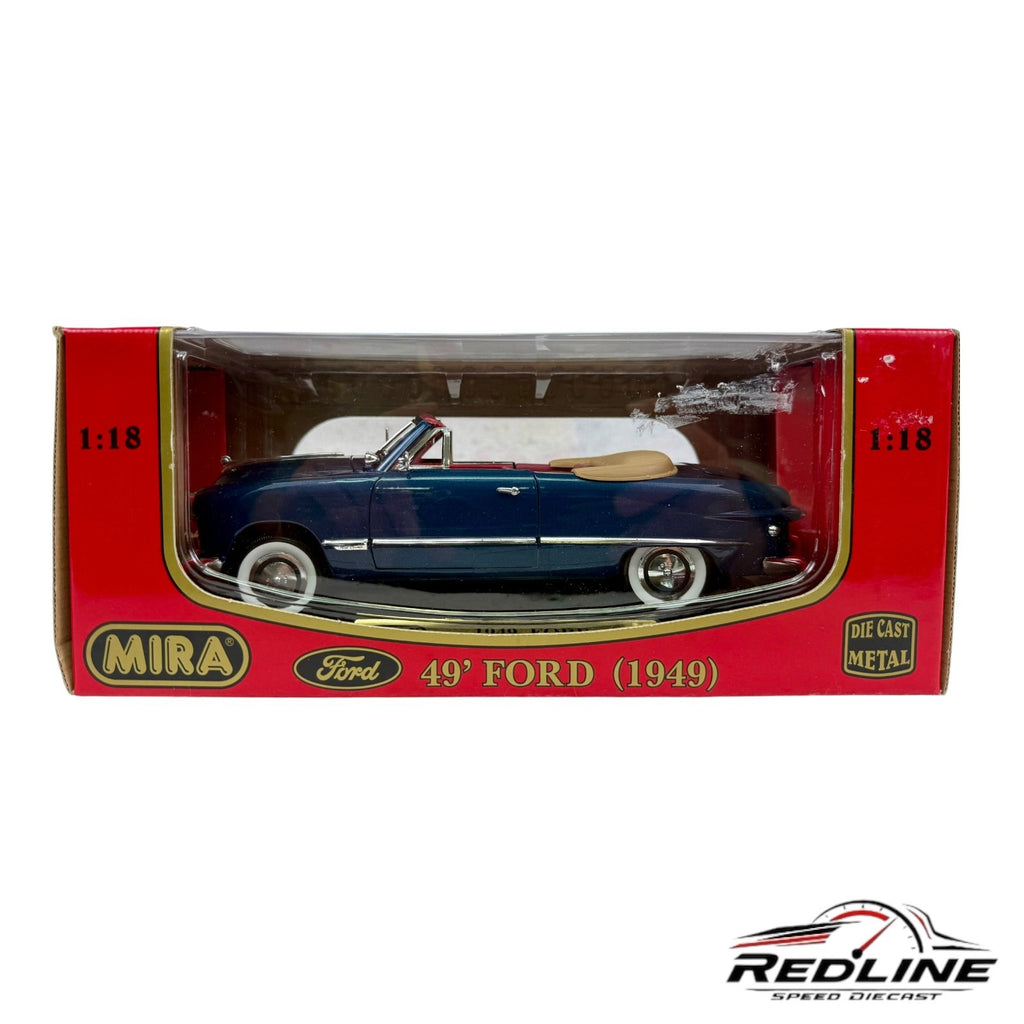 🇺🇸🇺🇸Mira Golden Line 1949 Ford Convertible Blue  1:18🇺🇸🇺🇸