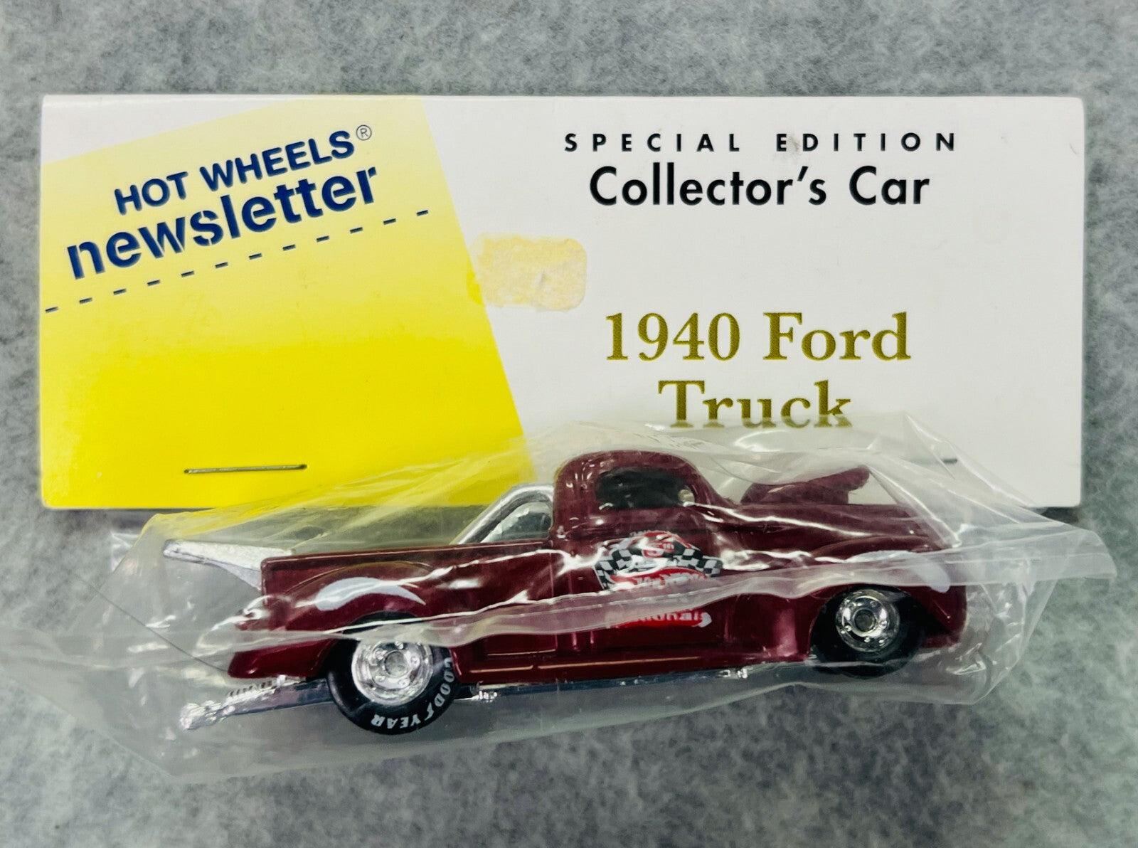 🔥🔥Hot Wheels Newsletter Collector Car Special Edition 1940 Ford Truck Red🔥🔥