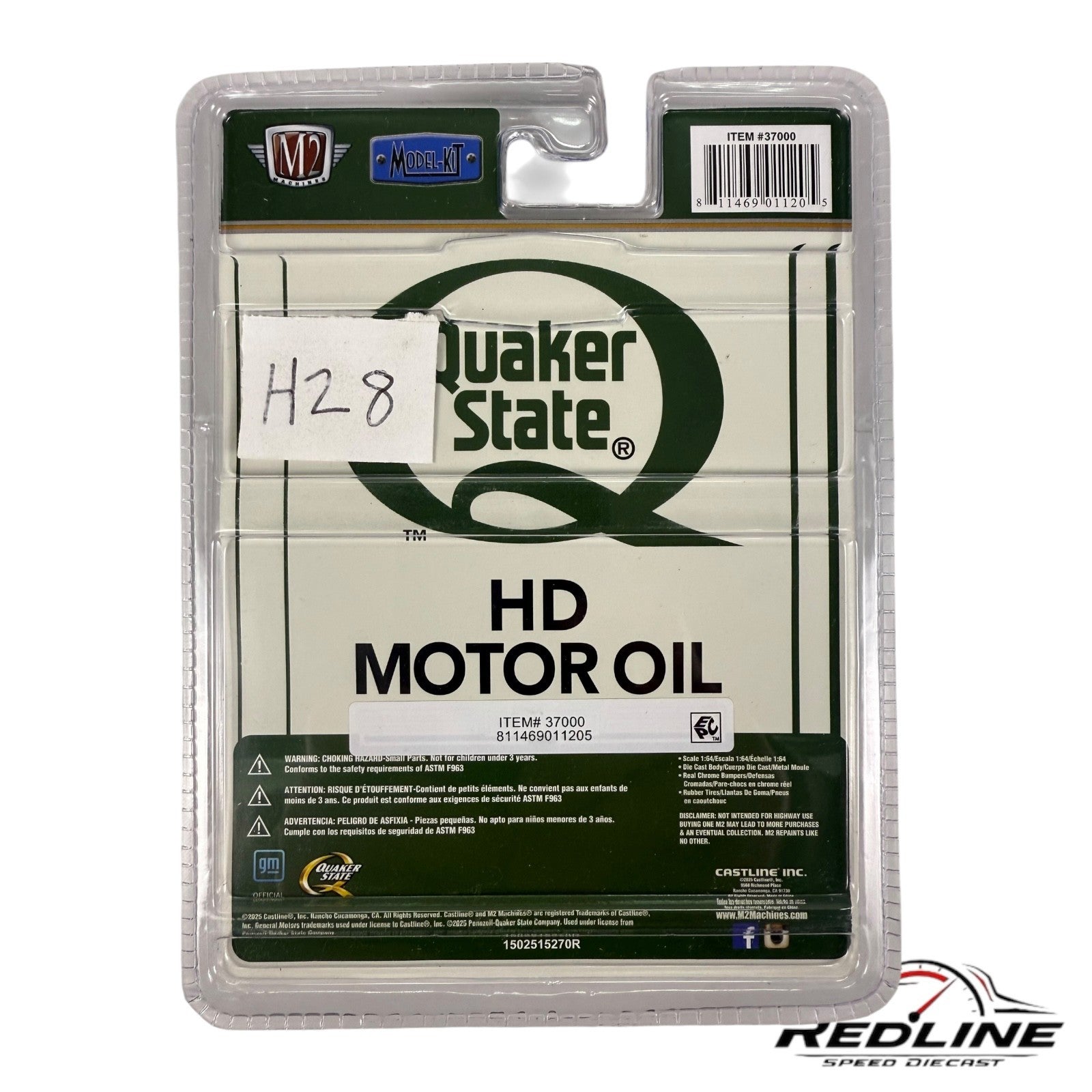 🇺🇸M2 Machines Model-Kit Quaker State 1977 GMC Sierra Grande 15 WMTS05 H28🇺🇸