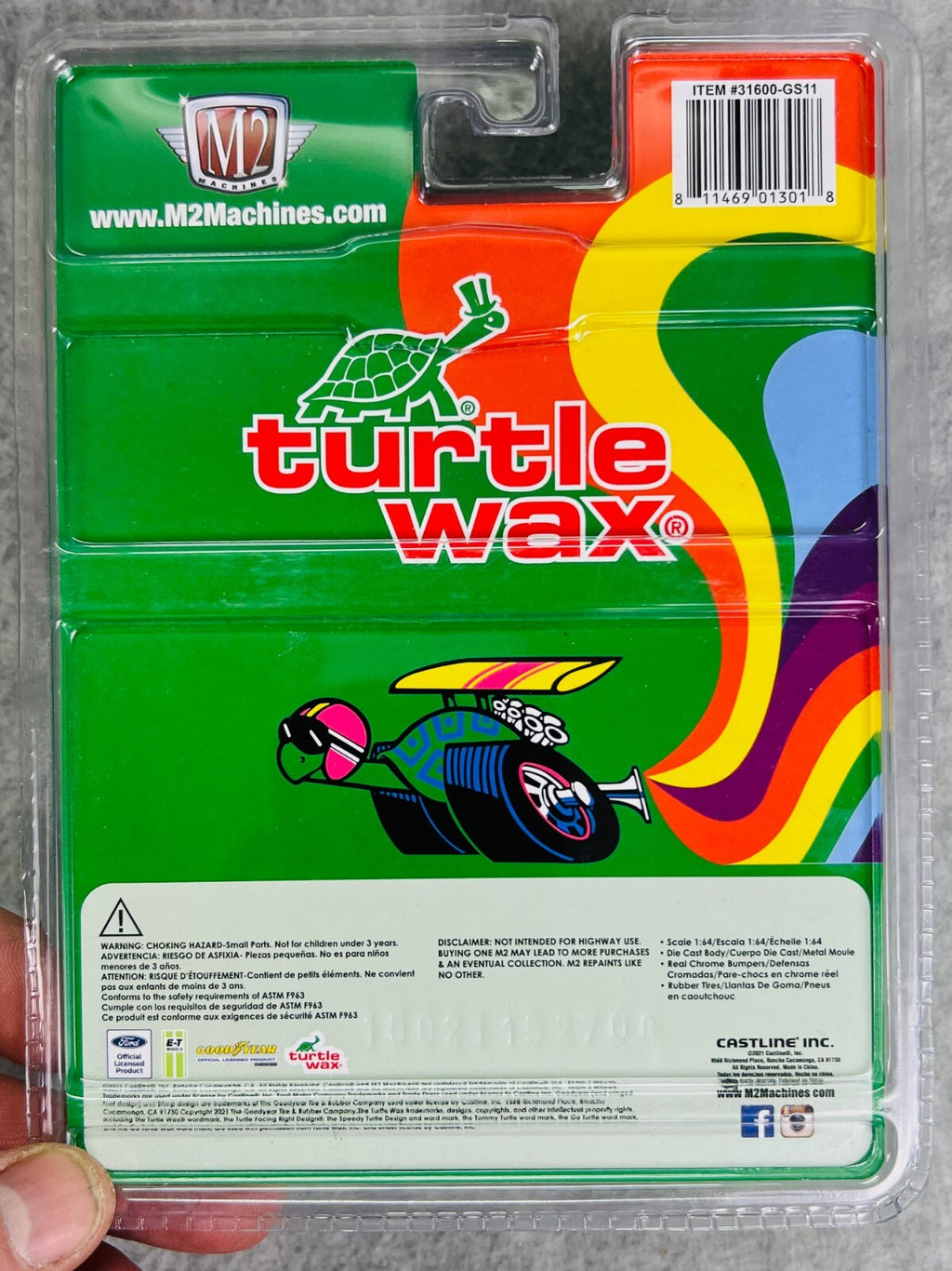 🇺🇸🇺🇸M2 Turtle Wax 1965 Ford Econoline Truck Chase GS11 H29🇺🇸🇺🇸