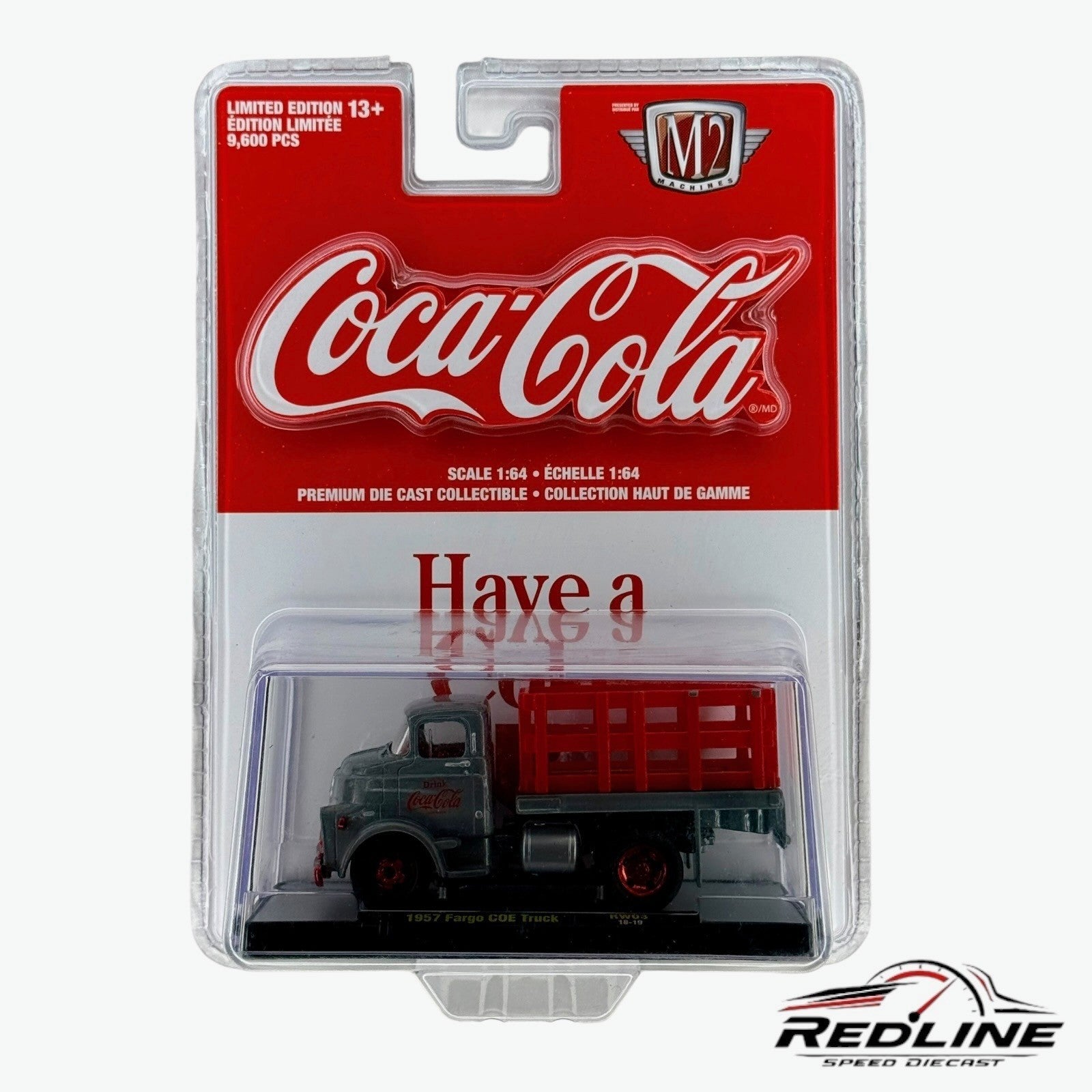 🇺🇸M2 Machines Coca-Cola 1957 Fargo COE Truck Raw Chase 250pcs H34🇺🇸