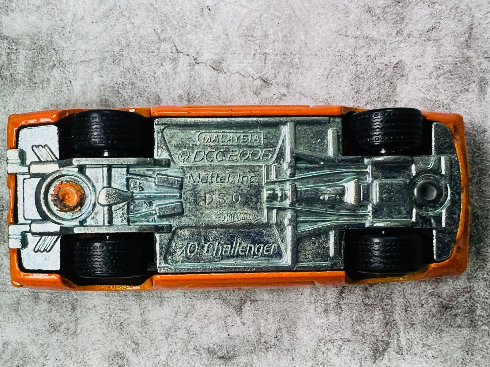 🇺🇸Hot Wheels Garage MOPAR ORANGE 70 DODGE HEMI CHALLENGER REAL RIDERS C21🇺🇸
