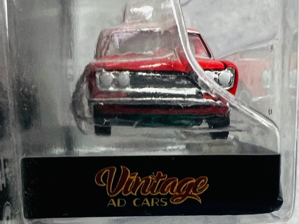🎌🎌Greenlight Vintage Ad Cars CHASE Red 1972 Datsun 510 Green Machine H33🎌🎌
