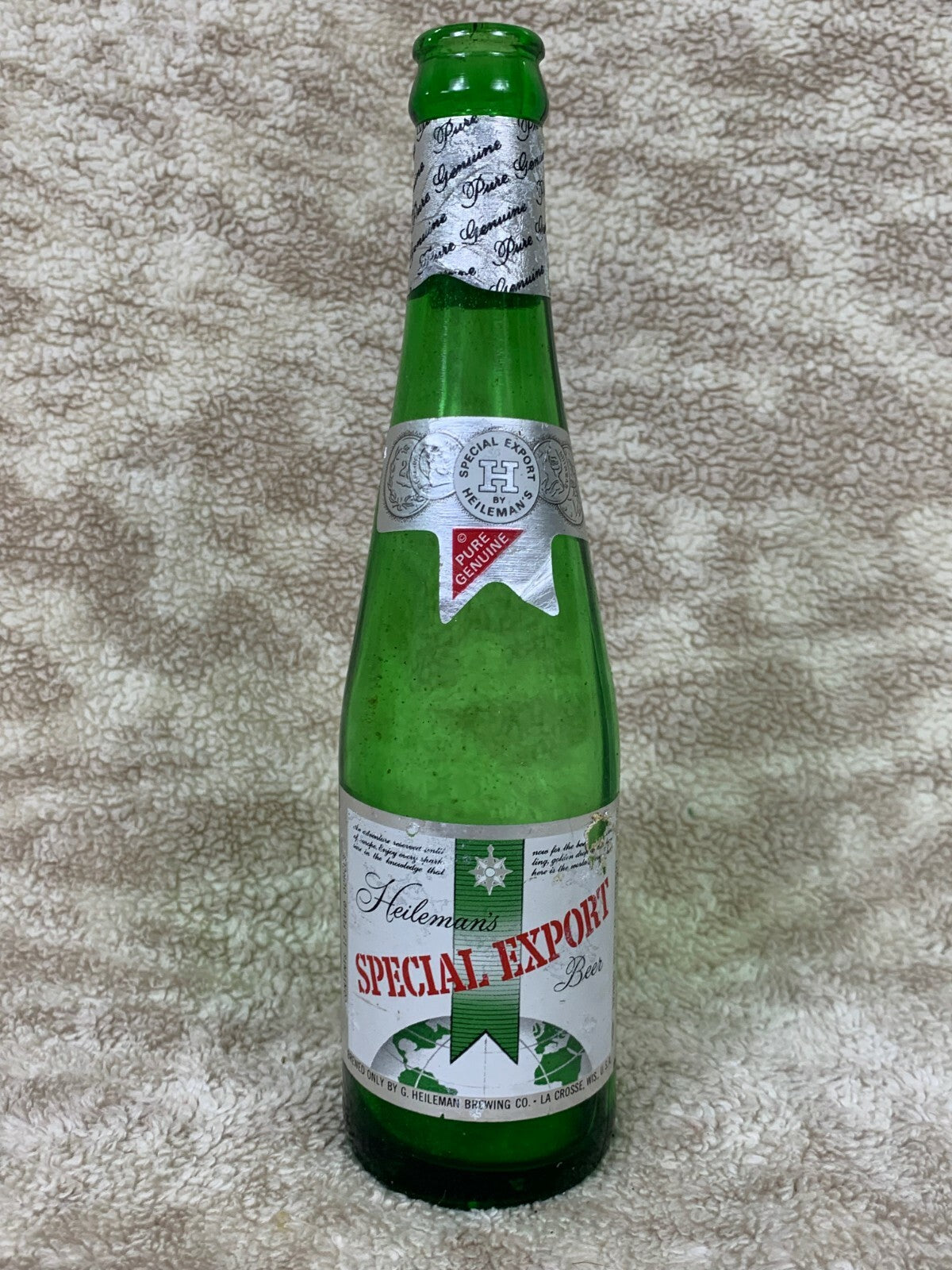 ******Vintage Special Export Beer Bottle Glass Green Empty Barware BB01*********
