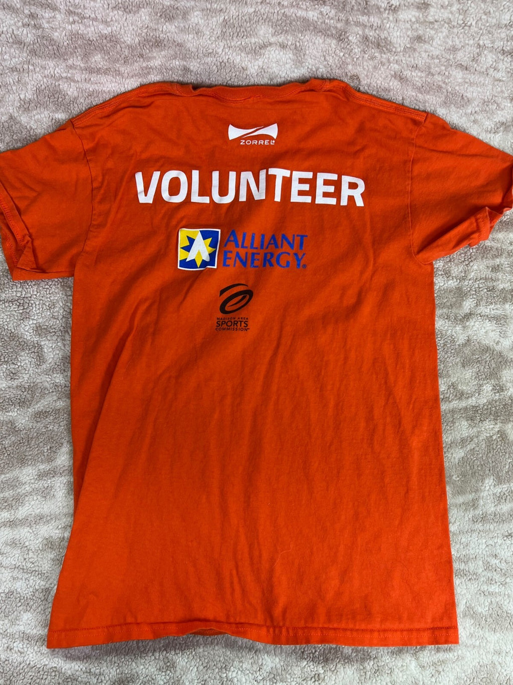 🔥🔥🔥Ironman 2014 Madison WI Swim Bike Run Mens Small Orange U🔥🔥🔥