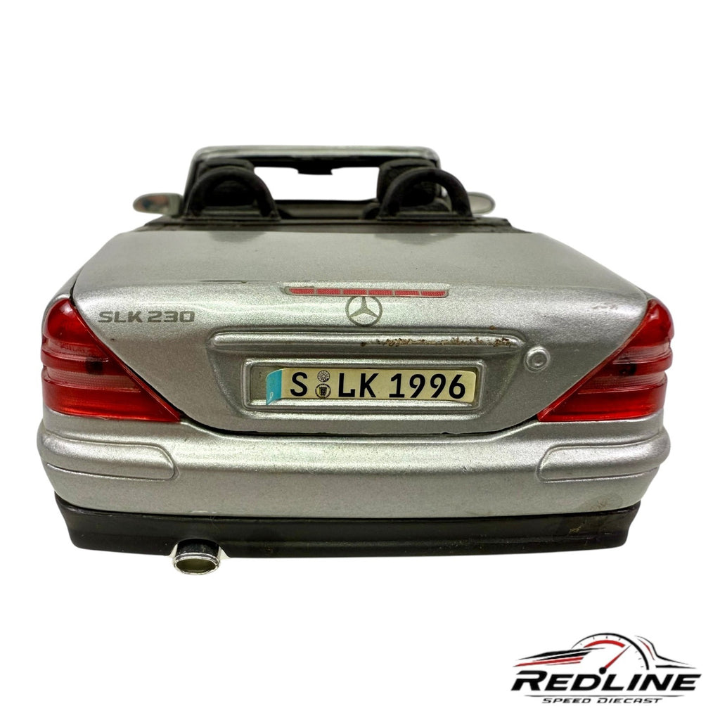 🇩🇪🇩🇪🇩🇪Maisto 1996 MERCEDES BENZ SLK 230 Silver 1/18🇩🇪🇩🇪🇩🇪