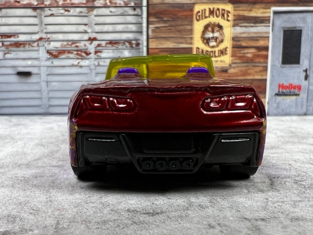 🔥🔥🔥Hot Wheels Halloween Day Of The Dead  '14 Corvette Stingray C17🔥🔥🔥