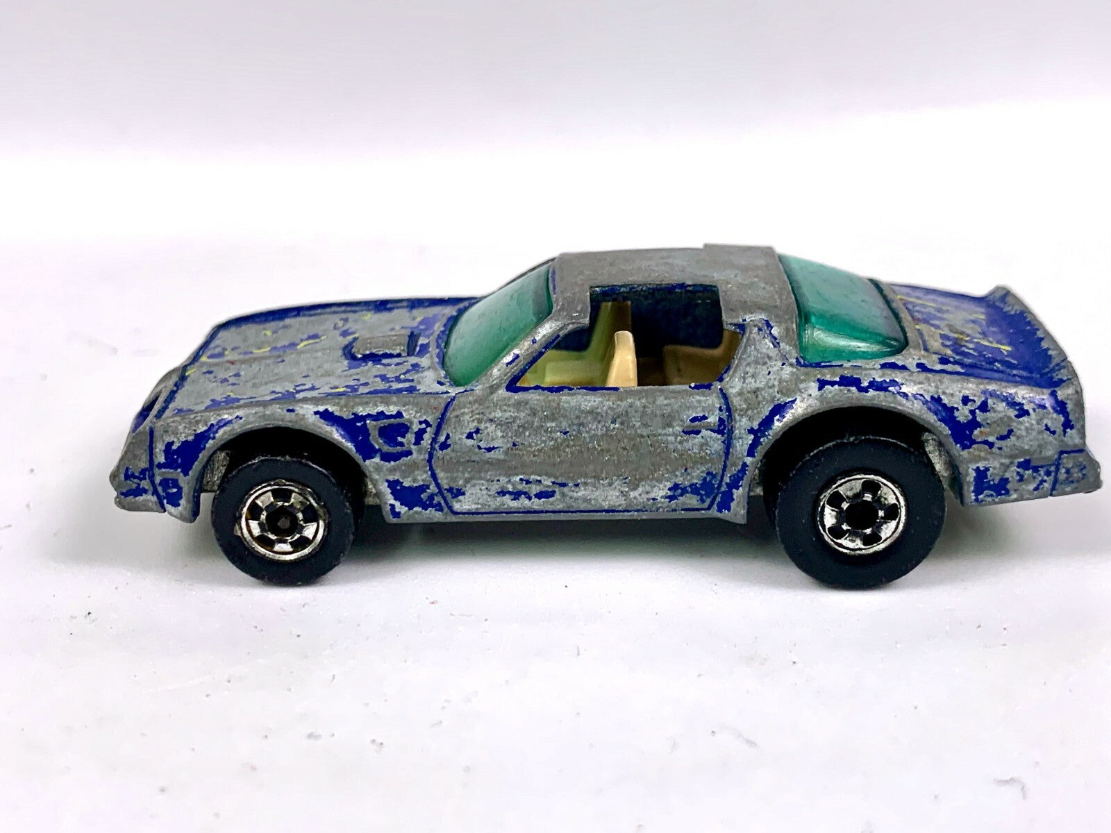 🔥Vintage Hot Wheels Mattel 1977 Hot Bird Pontiac Firebird Rare Blue Hong Kong🔥