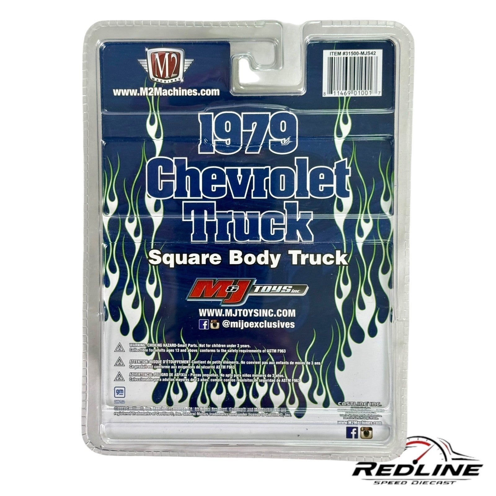 🇺🇸M2 Machines Mijo Exclusives 1979 Chevrolet Truck Square Body MJS42 H33🇺🇸