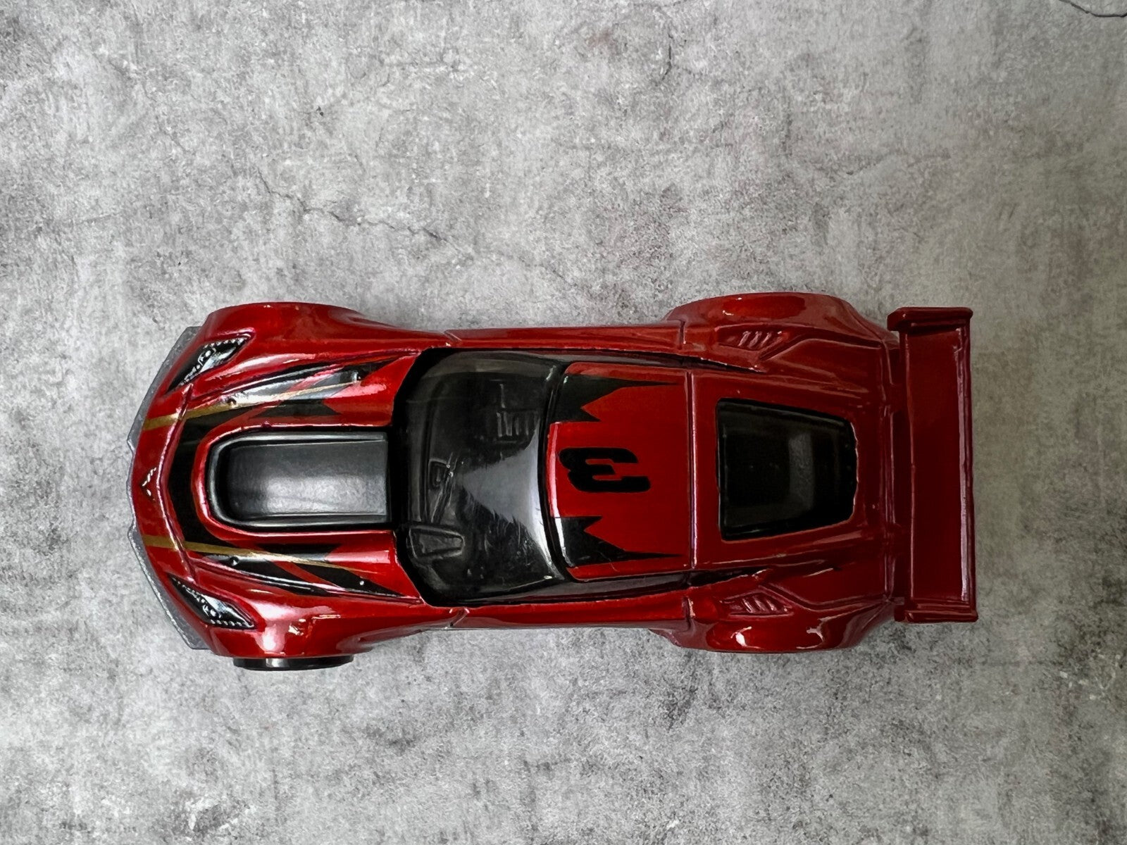🇺🇸🇺🇸 Hot Wheels Mystery Models Corvette C7.R Red Speed Patrol C14🇺🇸🇺🇸
