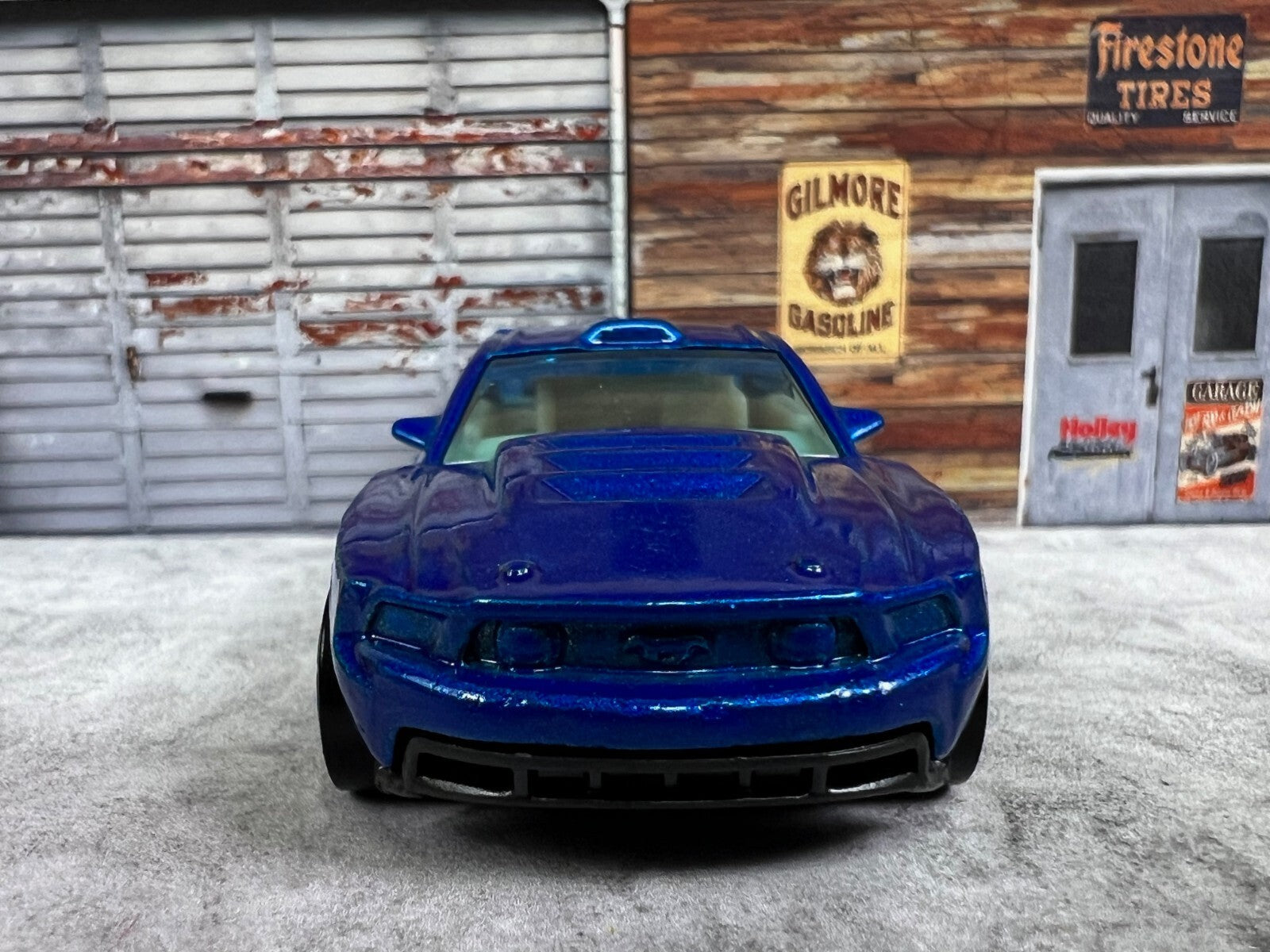 🐎🐎🐎🐎Hot Wheels  Blue  Custom '12 Ford Mustang 🐎🐎🐎🐎