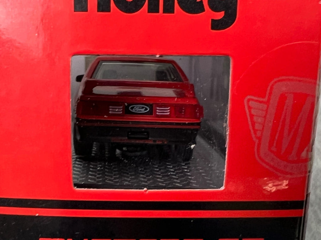 🇺🇸M2 Machines 1987 Ford Mustang GT Holley R72 22-31 ERROR UNSPUN HW9🇺🇸