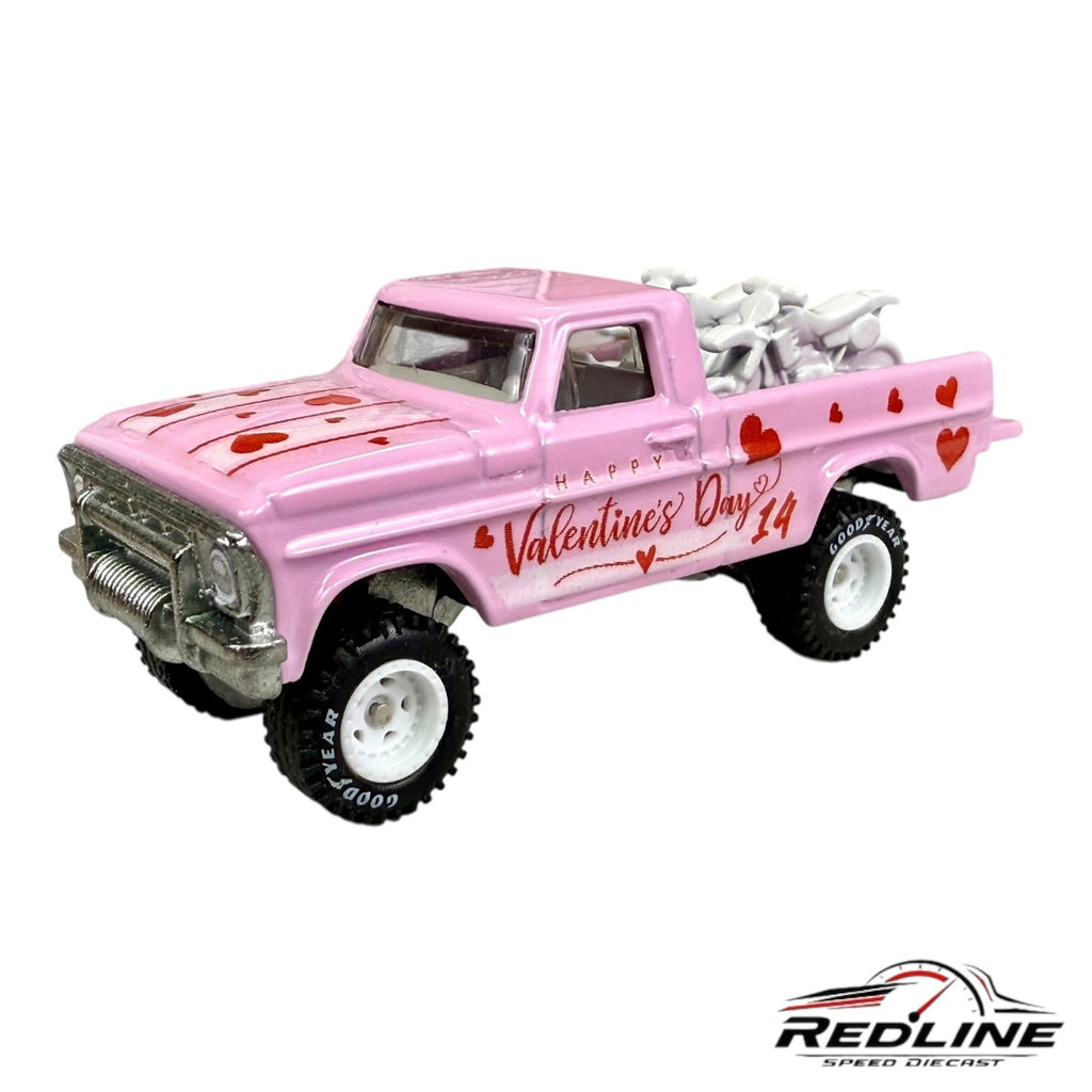 🇺🇸🇺🇸Hot Wheels Texas Drive 'em CUSTOM Valentines Day LOOSE 🇺🇸🇺🇸