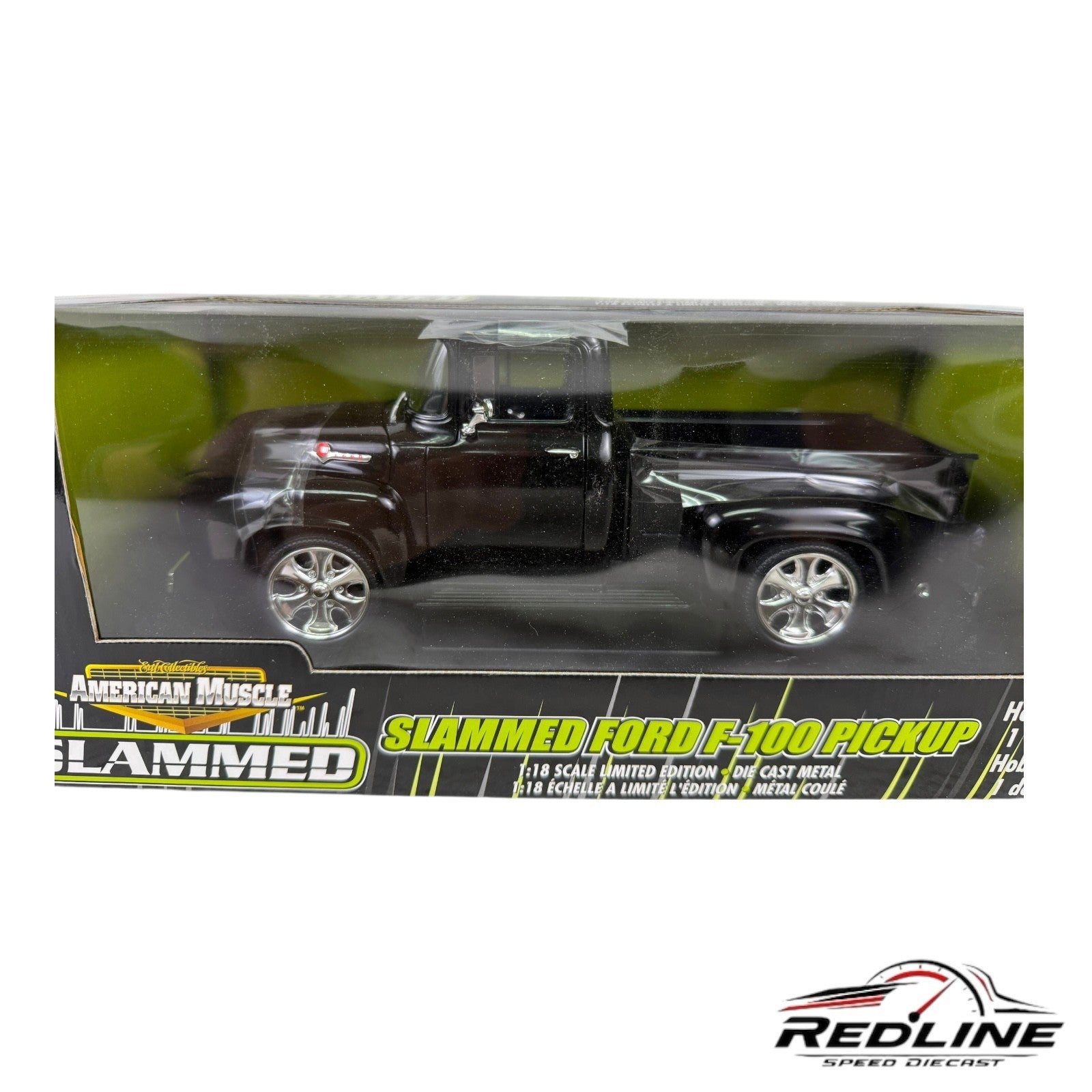 🇺🇸🇺🇸Ertl American Muscle Ford F-100 Slammed  Hobby Edition 1:18  LN🇺🇸🇺🇸