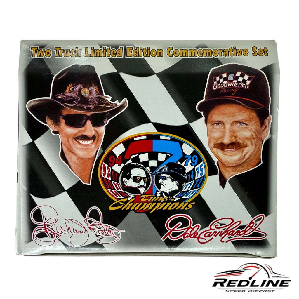 Richard Petty & Dale Earnhardt 7 Time Champions Suburban 1/25 Brookfield Set GE
