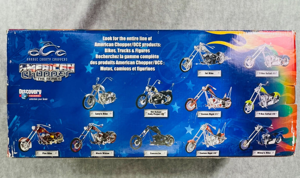 🦅🦅🦅American Chopper Fire Bike Truck and Chopper Set 1:18 Orange County🦅🦅🦅