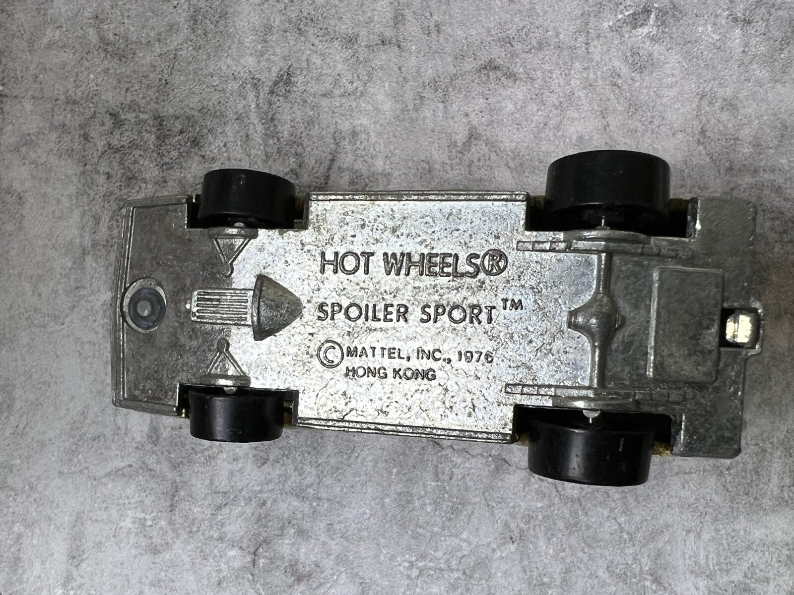 🔥🔥🔥Vintage Spoiler Sport Van 1976 Hot Wheels Gold Hong Kong C9🔥🔥🔥