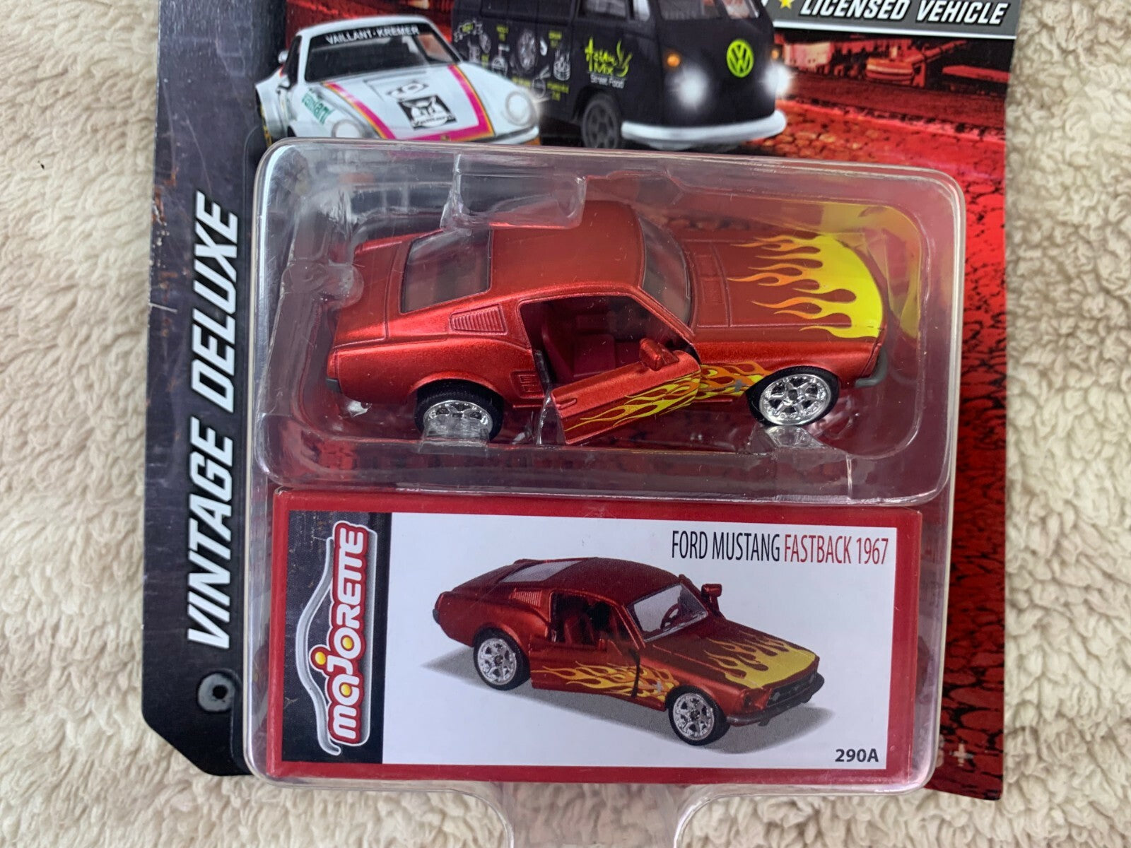 ********Majorette - Vintage Deluxe - Ford Mustang Fastback RED 1967 🔥🔥*****HW4