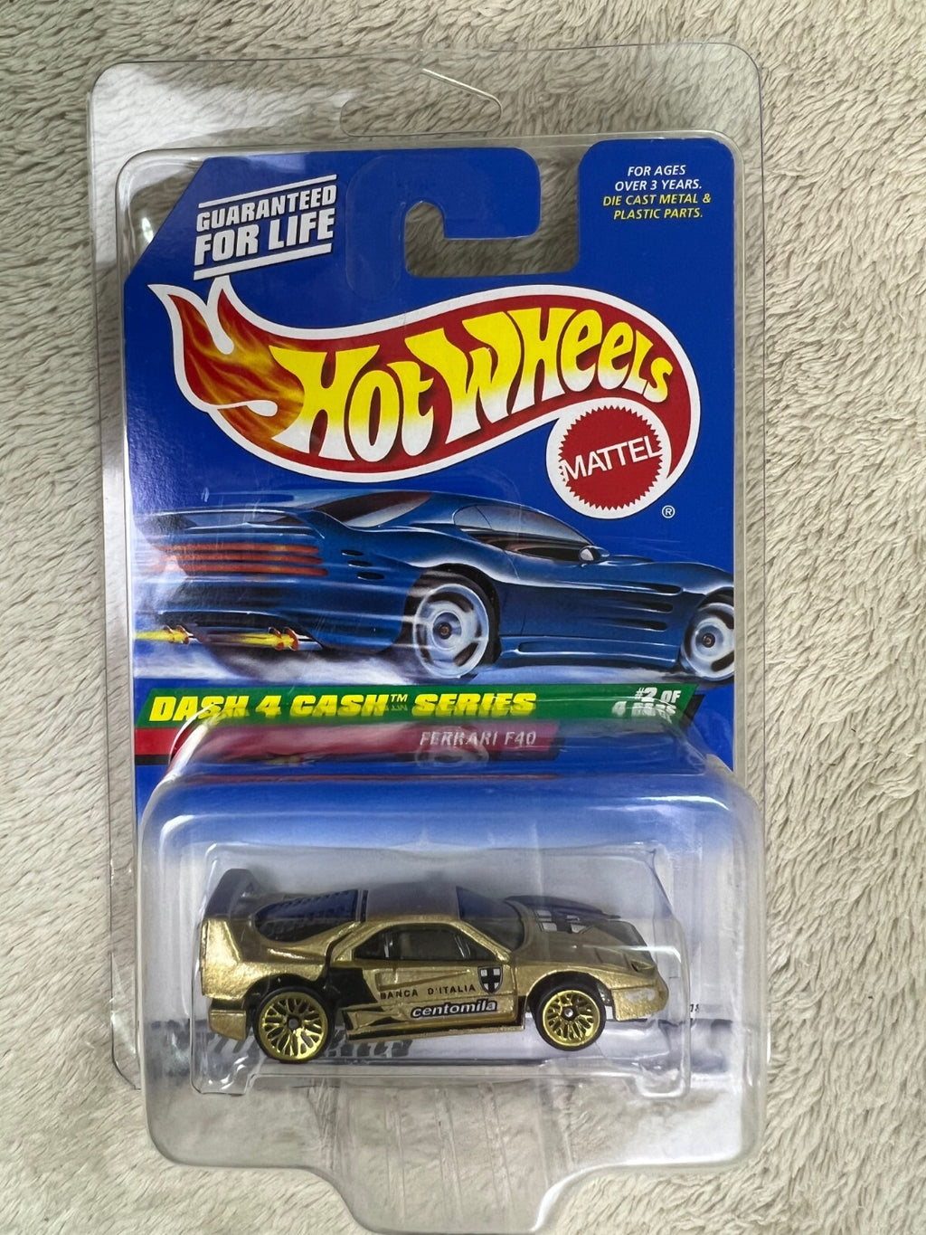 🇮🇹🇮🇹🇮🇹Hot Wheels Ferrari F40 Dash 4 Cash Gold Centomila HW22🇮🇹🇮🇹🇮🇹